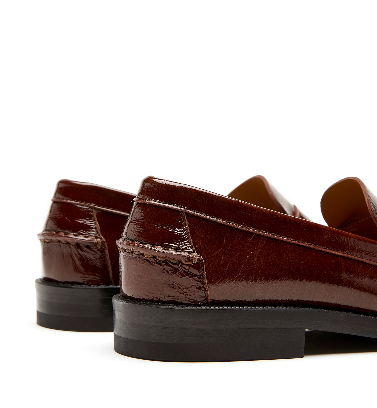 TEX MOCASSIN EN CUIR EFFET FROISSÉ