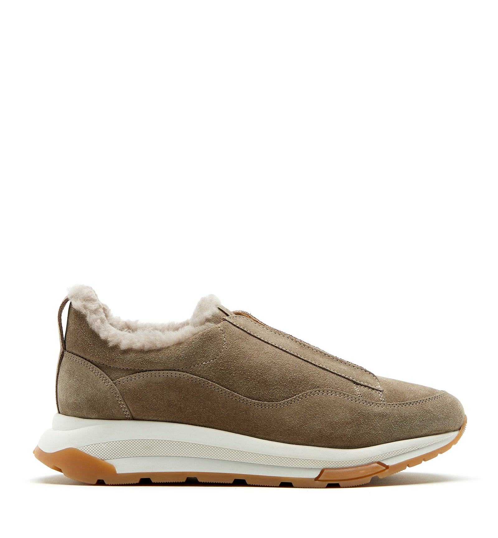 VADA SHEARLING LINED SUEDE SNEAKER