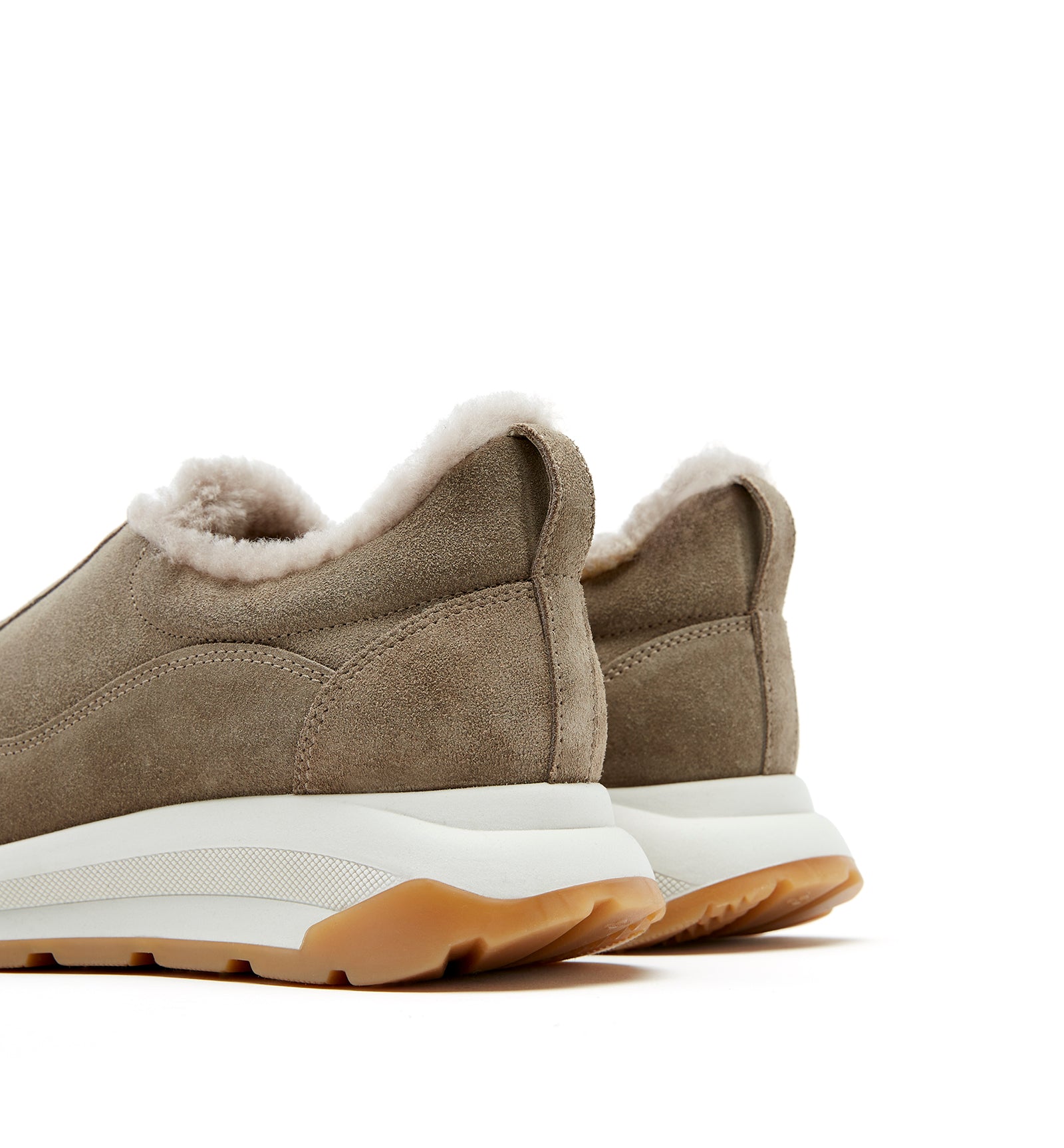 VADA SHEARLING LINED SUEDE SNEAKER