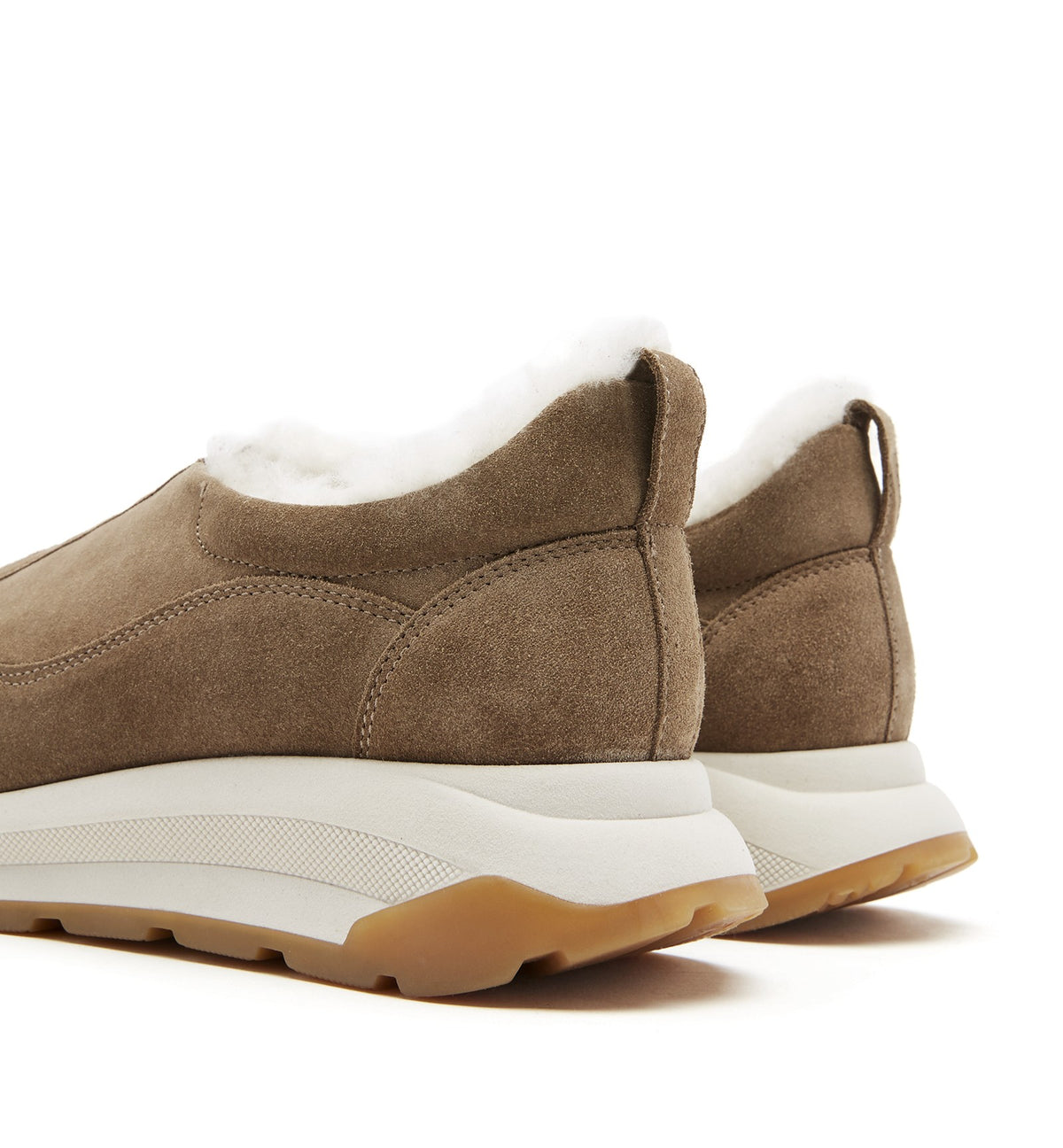 VADA SHEARLING LINED SUEDE SNEAKER - La Canadienne