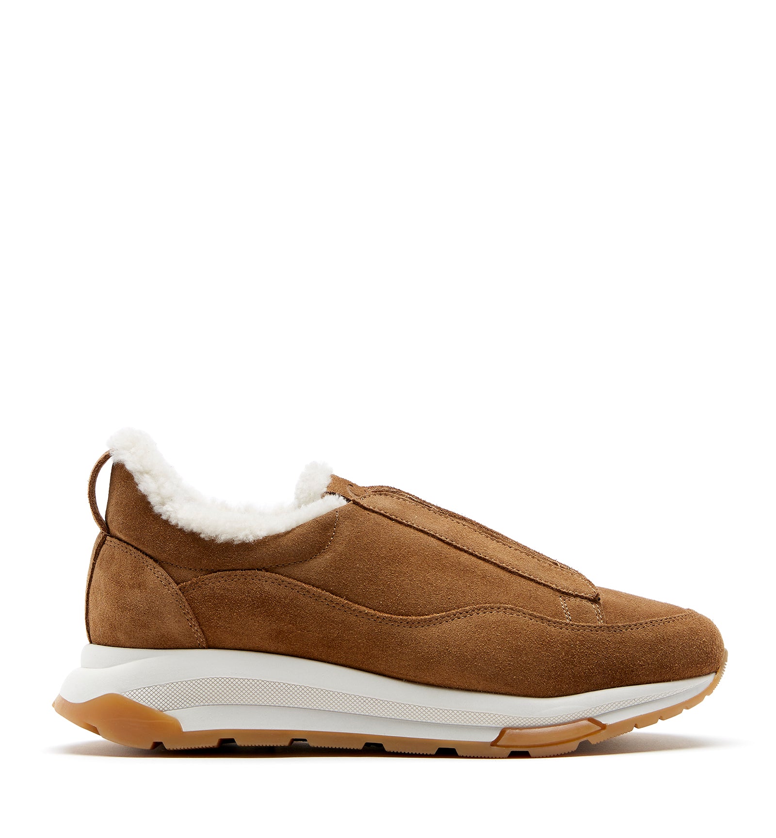 VADA SHEARLING LINED SUEDE SNEAKER