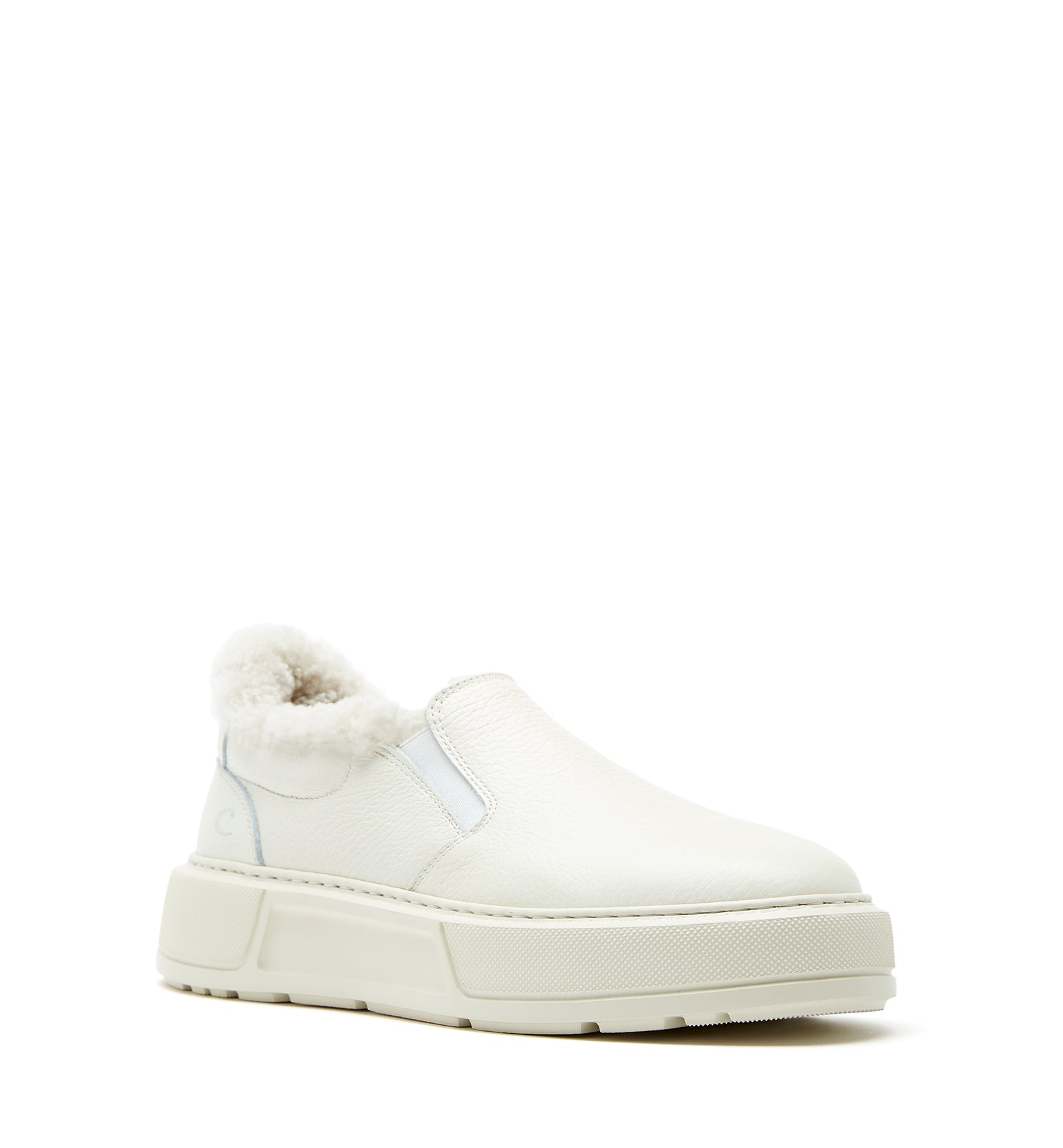 VALERIE SNEAKER EN CUIR DOUBLÉE EN MOUTON