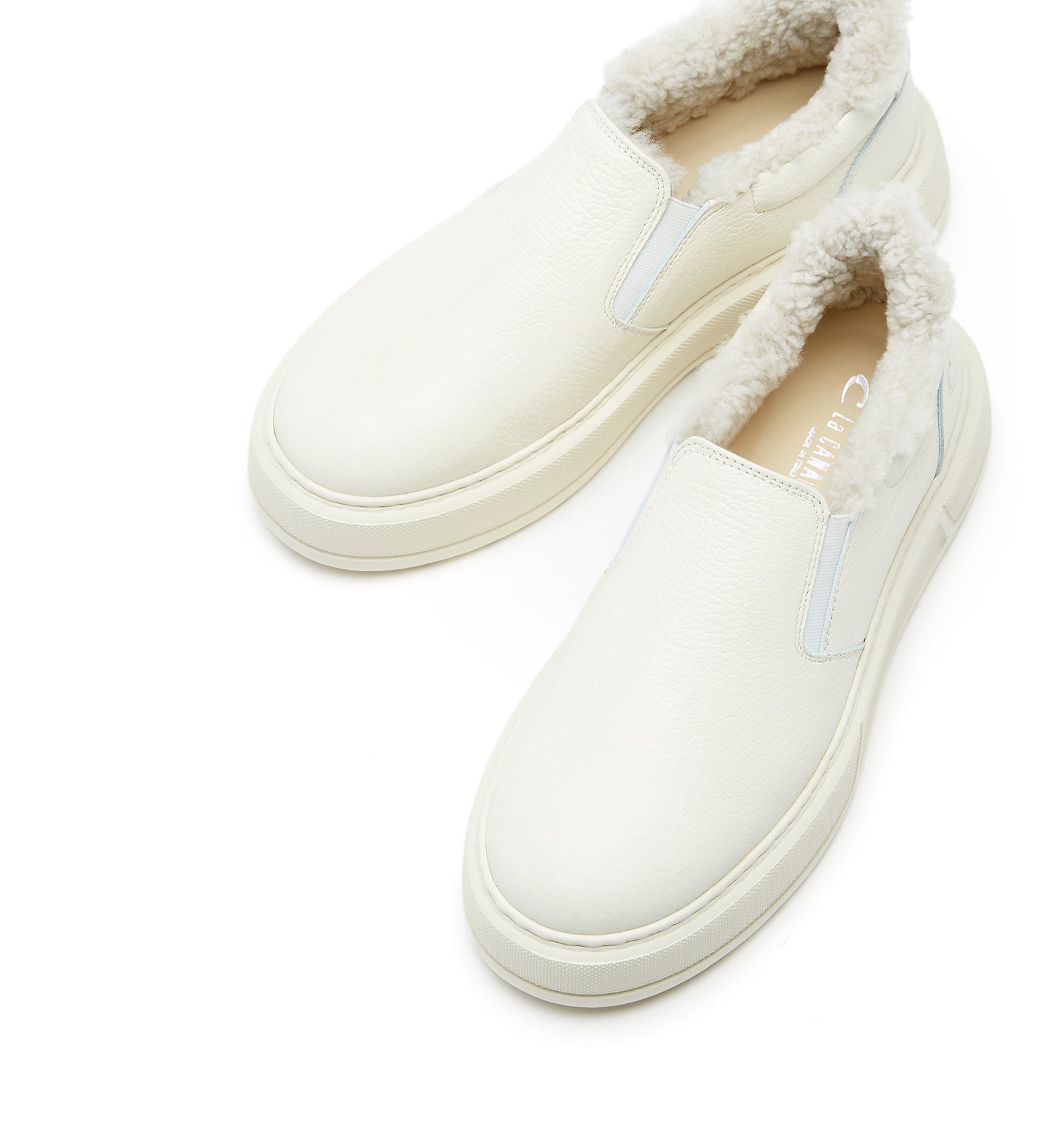 VALERIE SNEAKER EN CUIR DOUBLÉE EN MOUTON