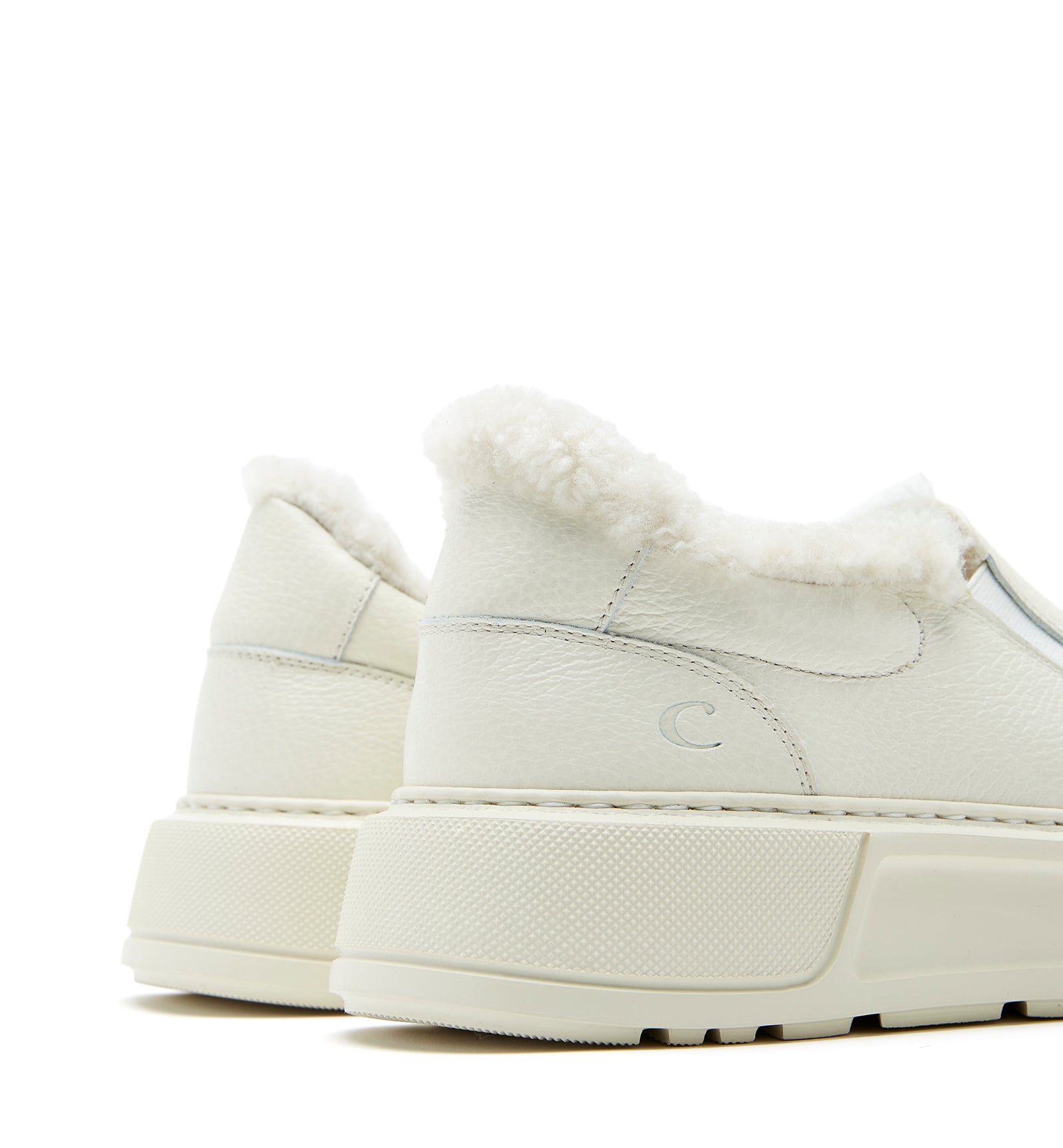 VALERIE SNEAKER EN CUIR DOUBLÉE EN MOUTON