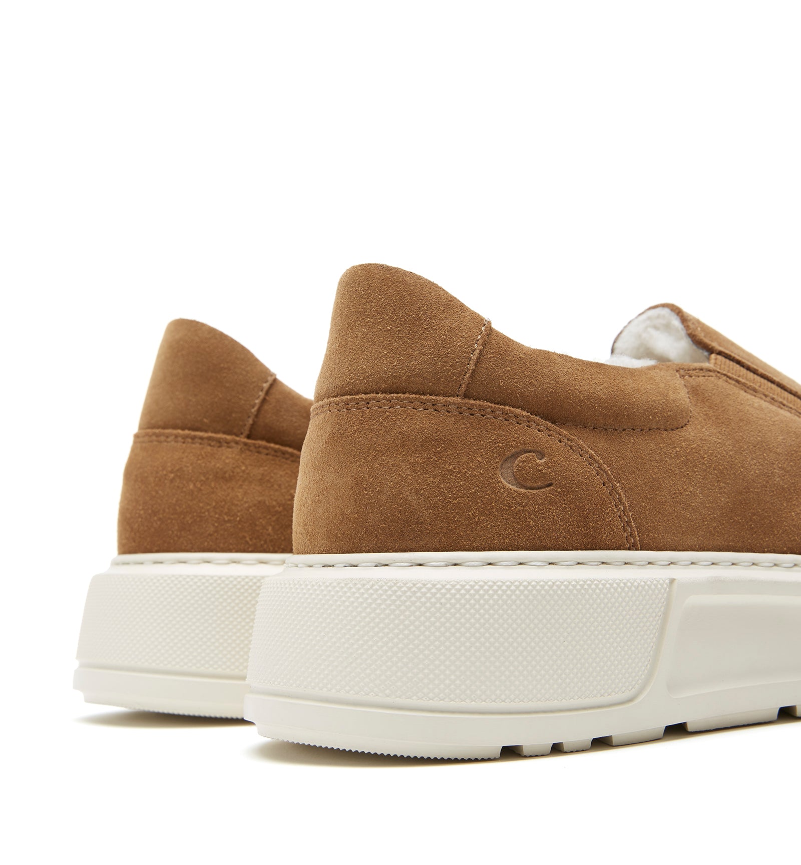 VALERIE SHEARLING-LINED SUEDE SNEAKER