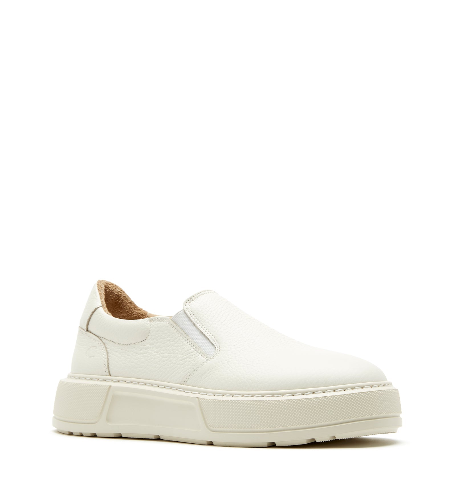 VIRGINIA LEATHER SLIP - ON SNEAKER - La Canadienne