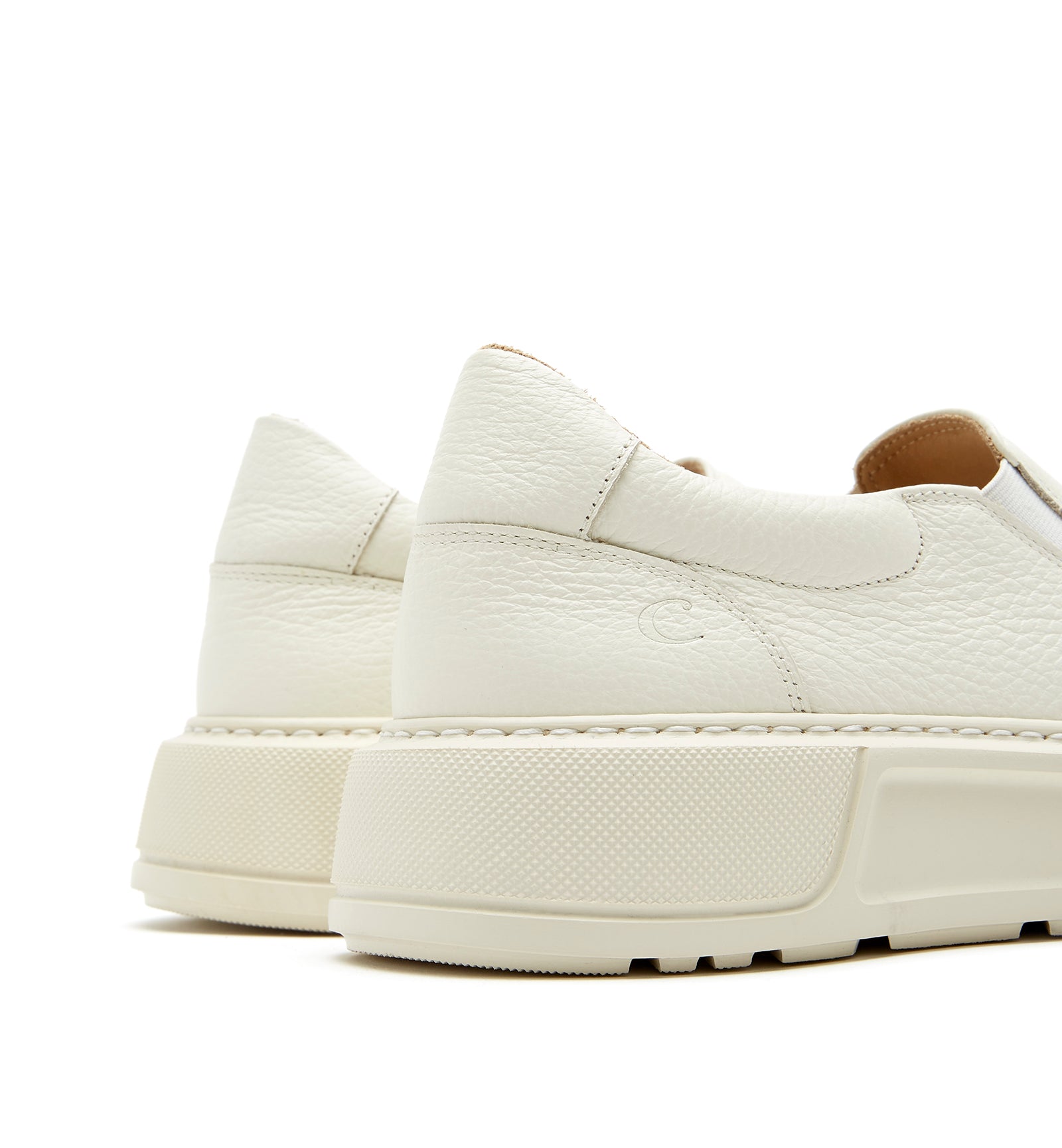 VIRGINIA LEATHER SLIP - ON SNEAKER - La Canadienne