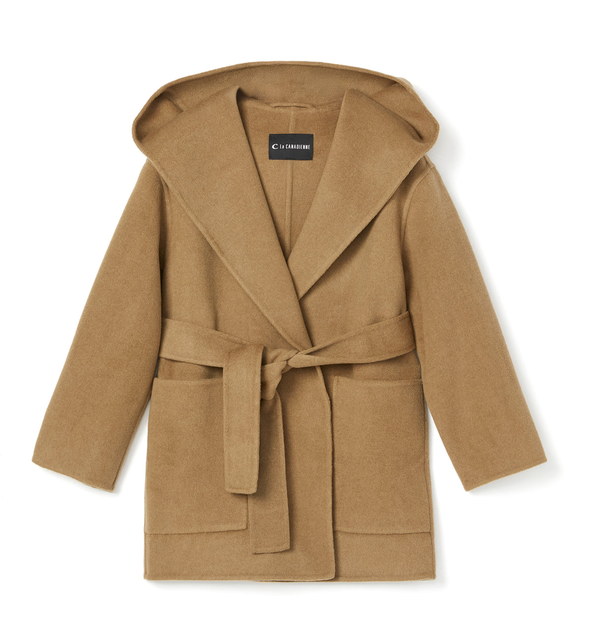 ZANDER SHORT WOOL WRAP COAT - La Canadienne