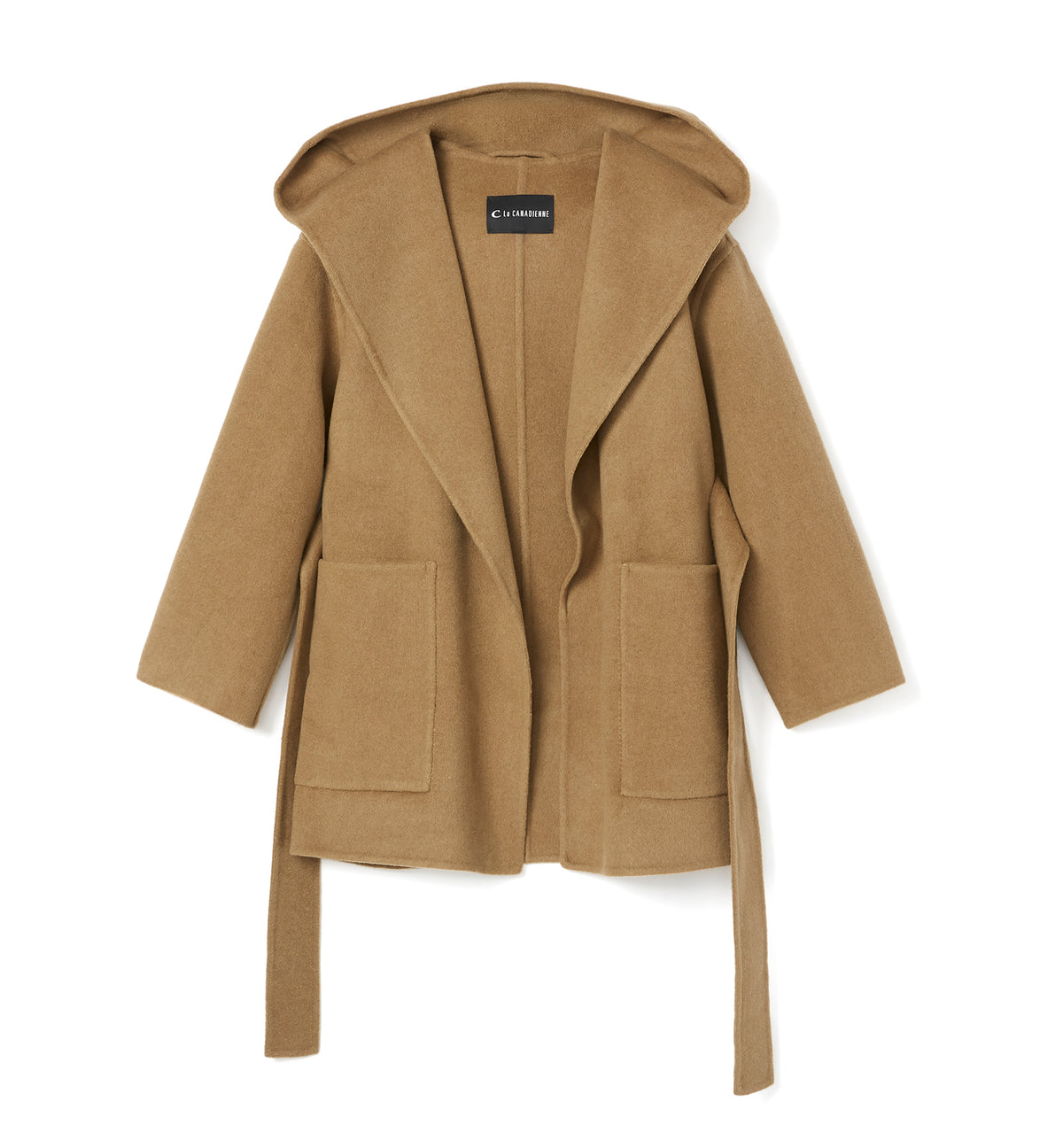 ZANDER SHORT WOOL WRAP COAT - La Canadienne