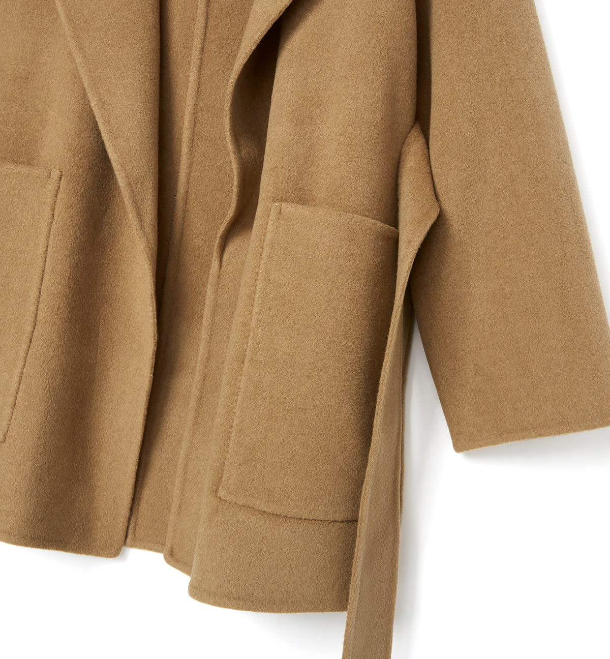 ZANDER SHORT WOOL WRAP COAT - La Canadienne