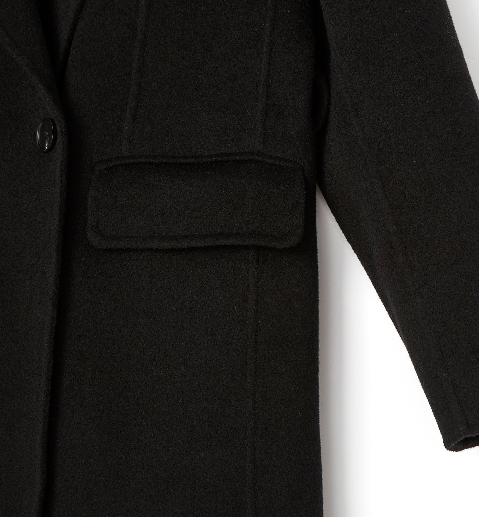 ZANE LONG WOOL WRAP COAT - La Canadienne