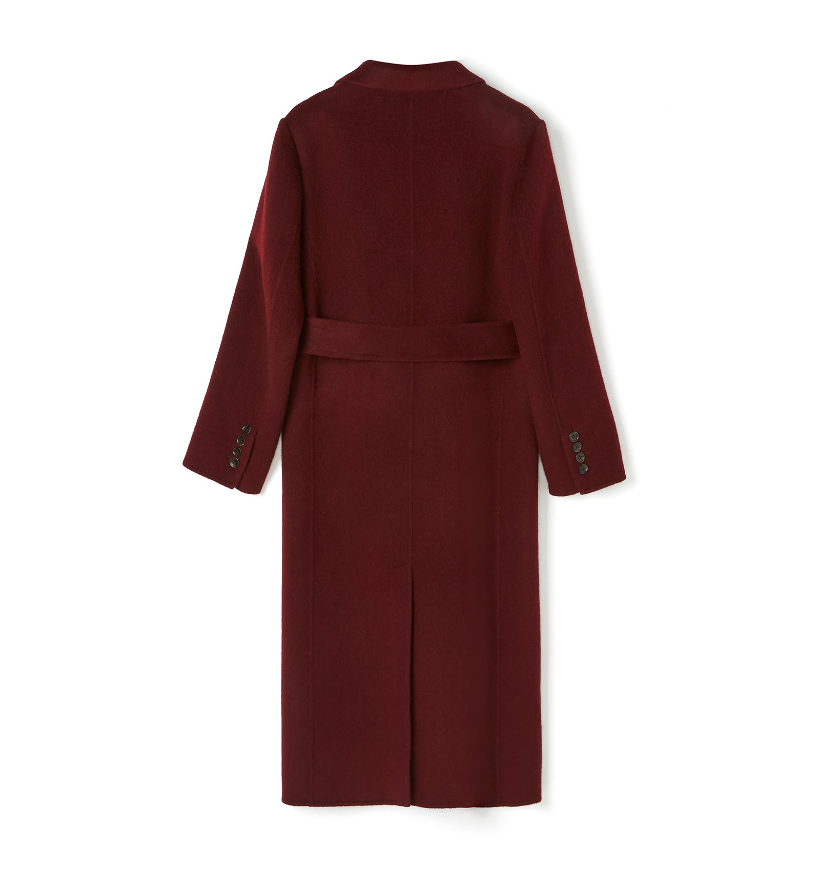 ZANE LONG WOOL WRAP COAT