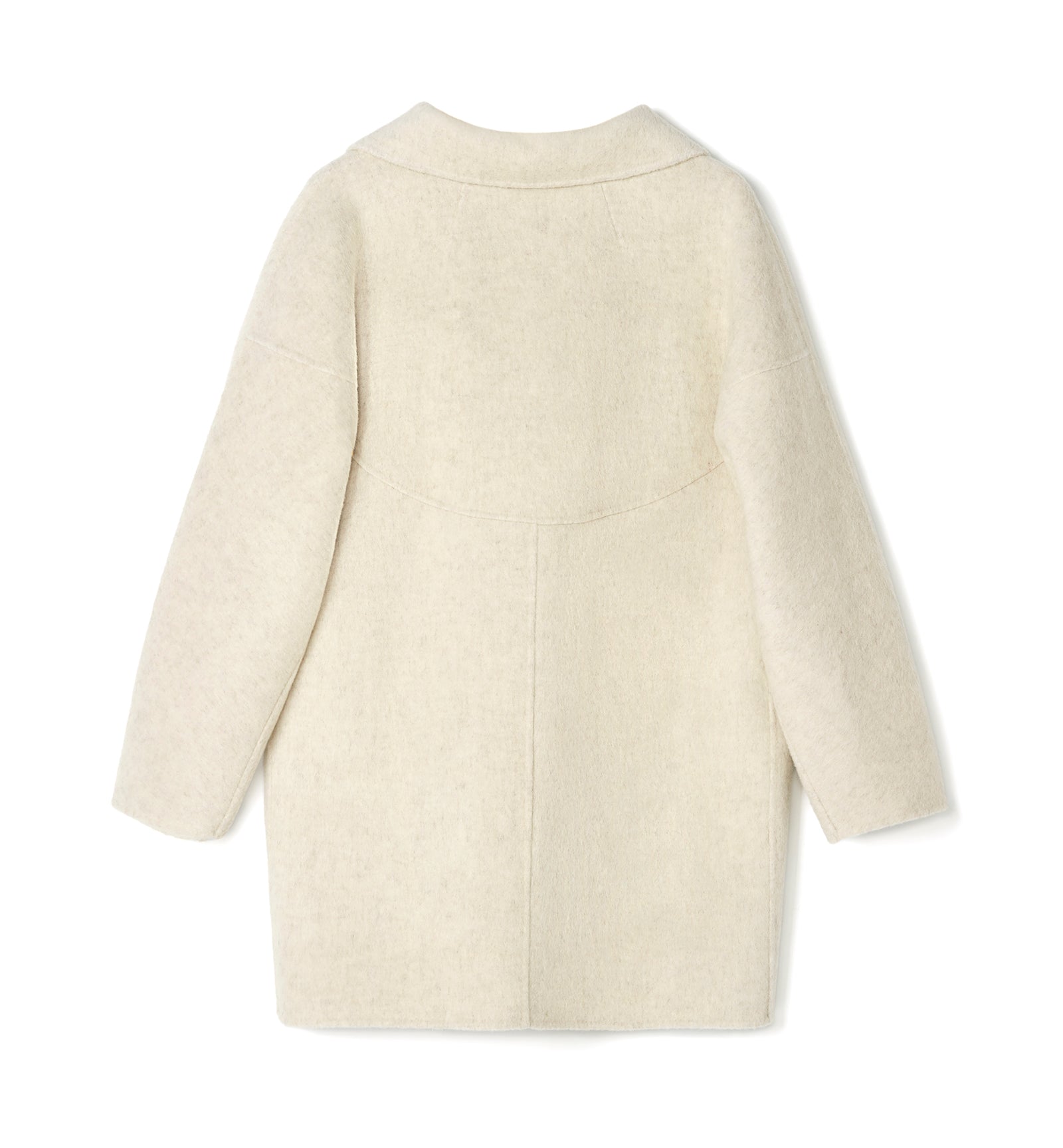 ZEV MANTEAU EN LAINE À FERMETURE ZIPPÉE