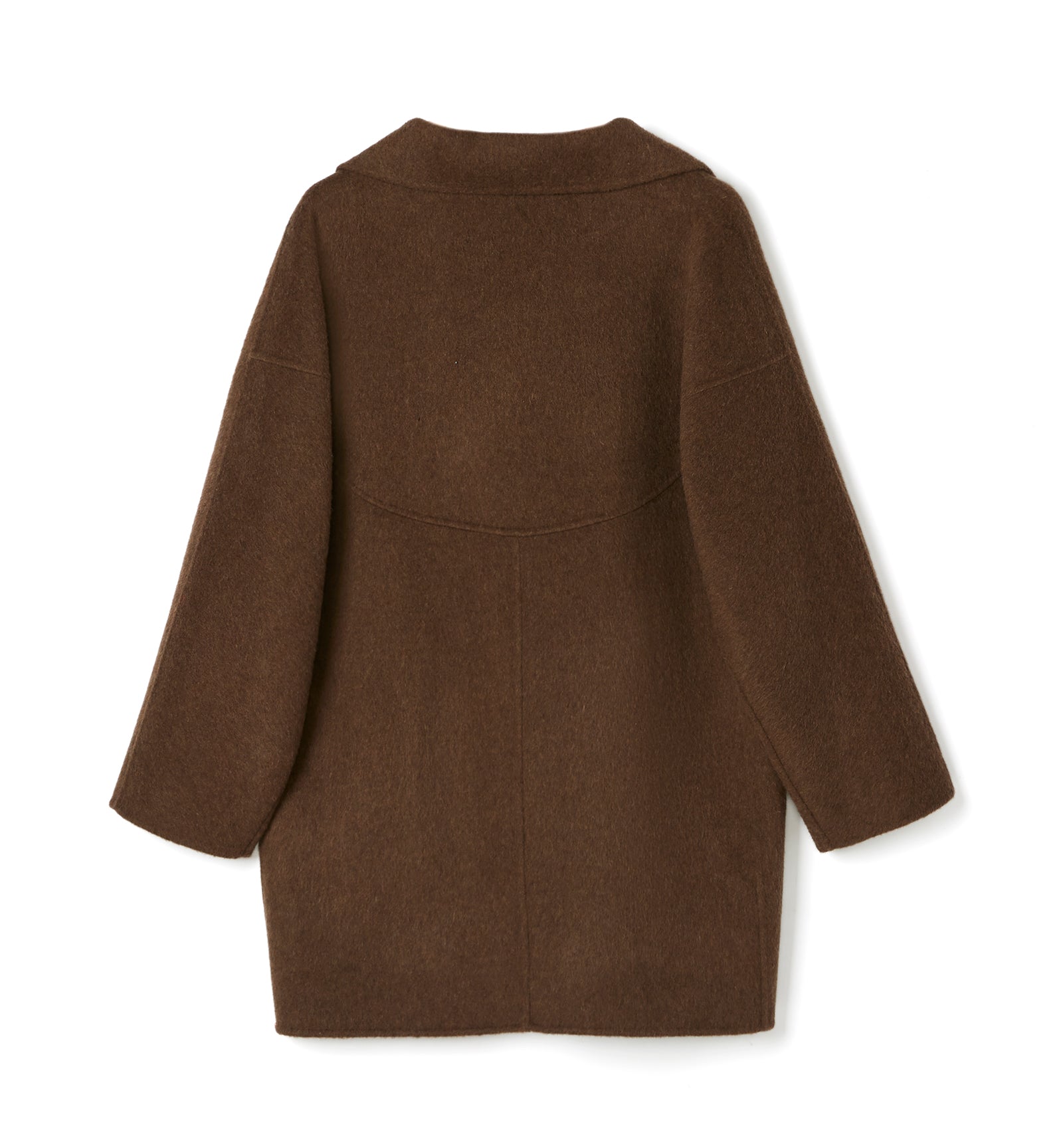 ZEV MANTEAU EN LAINE À FERMETURE ZIPPÉE