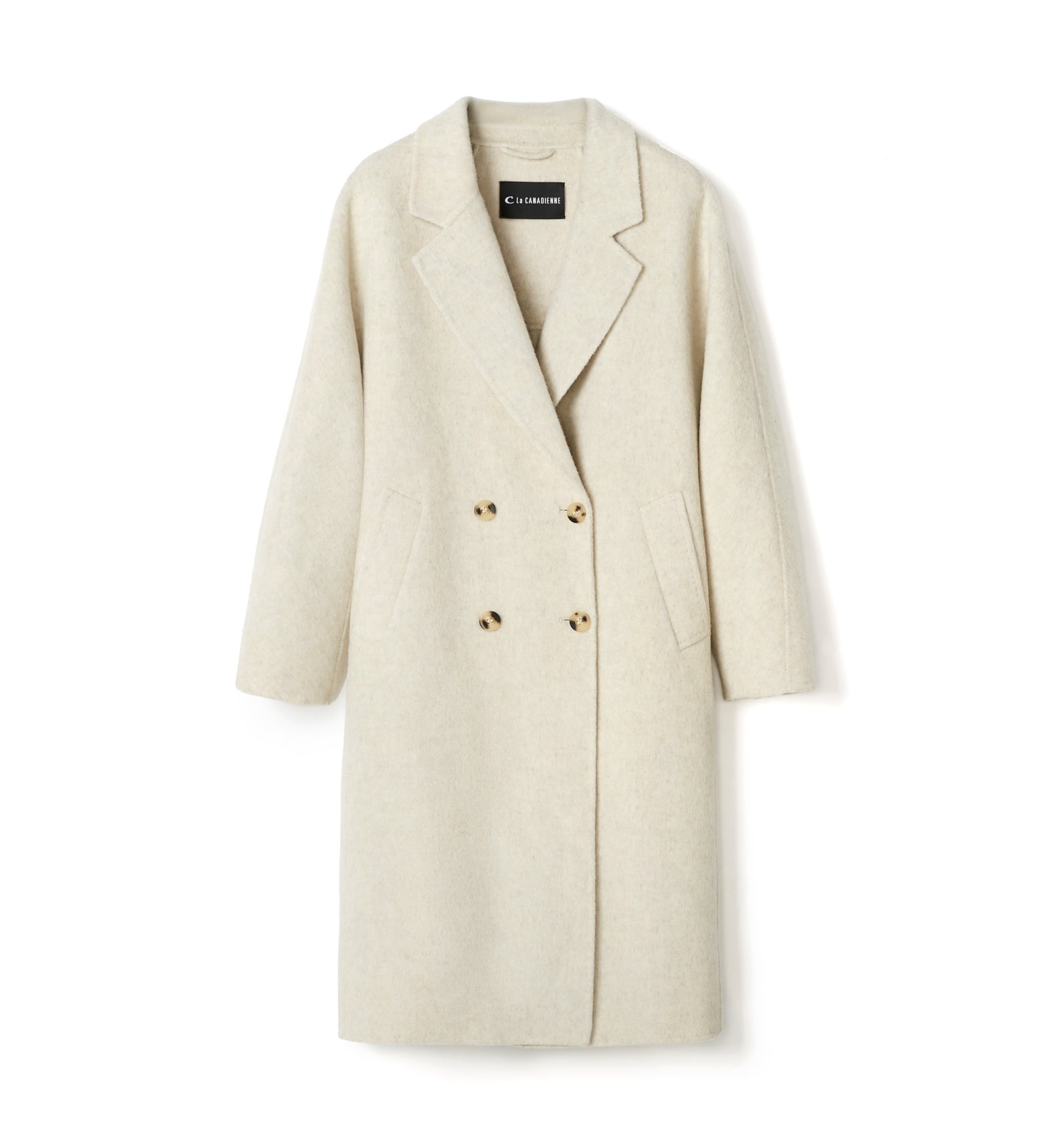 ZIGGY MANTEAU CROISÉ EN LAINE