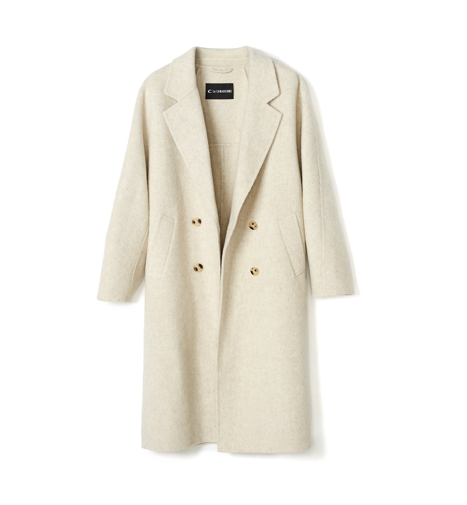 ZIGGY MANTEAU CROISÉ EN LAINE