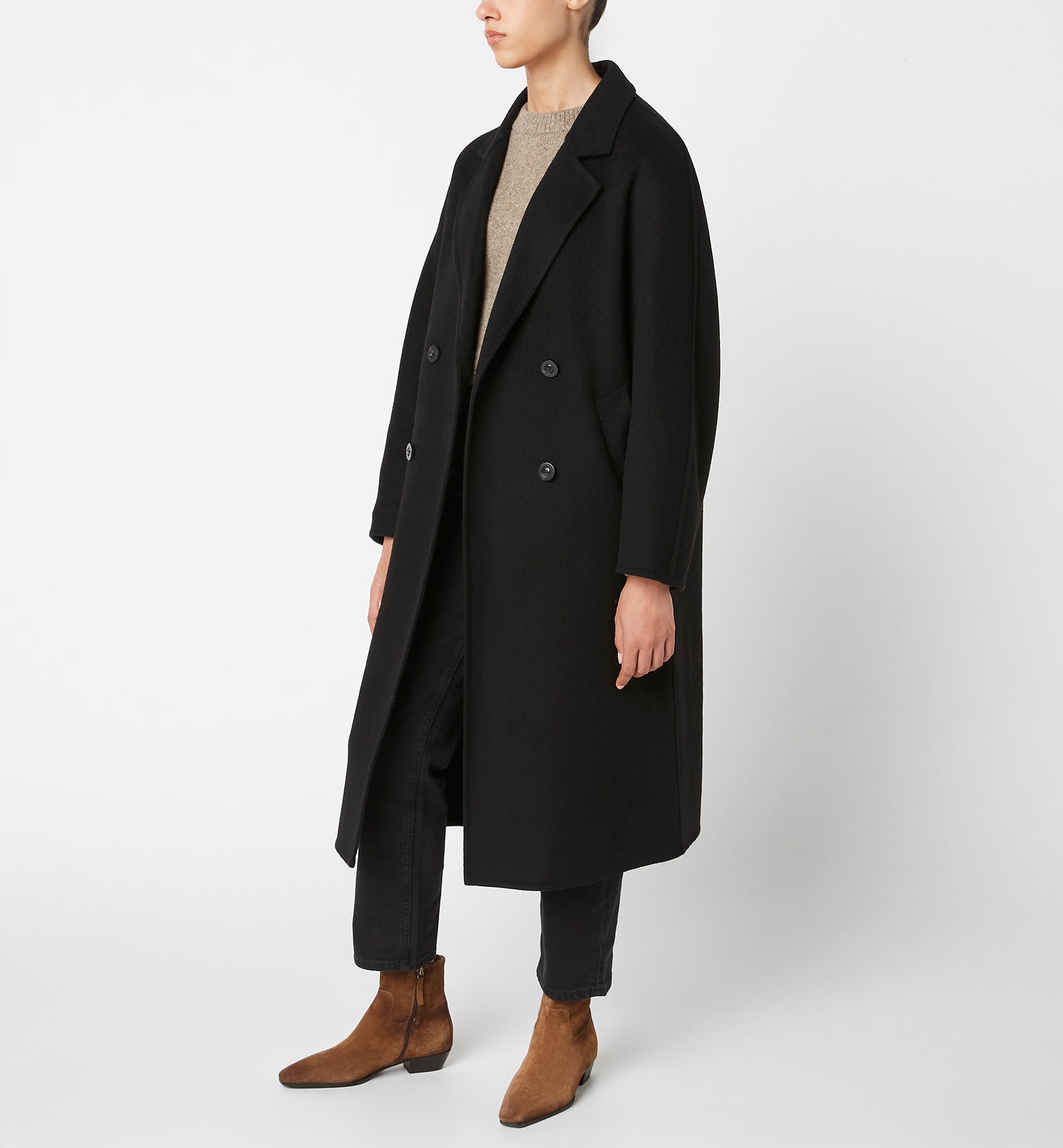 ZIGGY MANTEAU CROISÉ EN LAINE