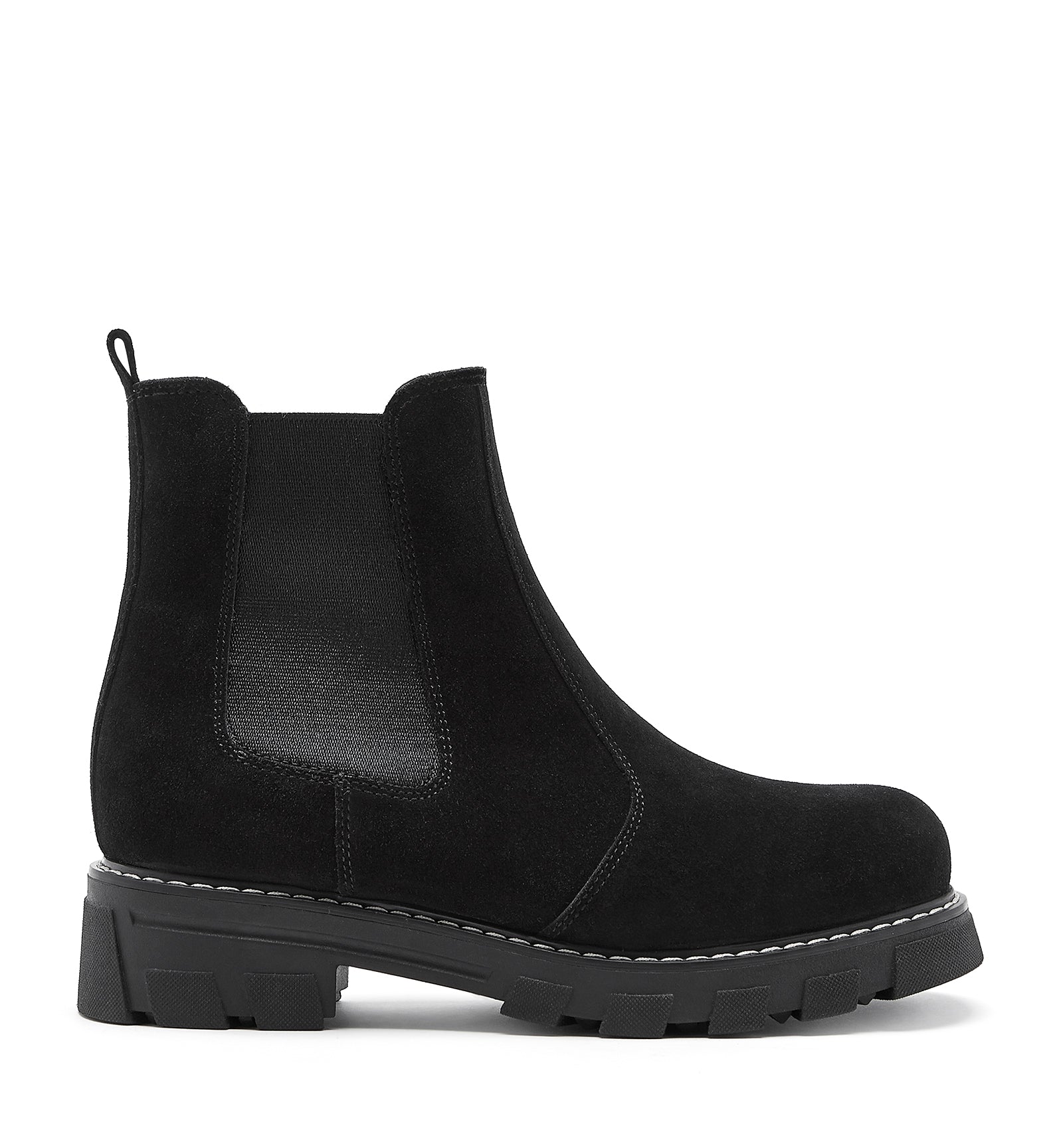 ADELYN SHEARLING-LINED SUEDE BOOTIE