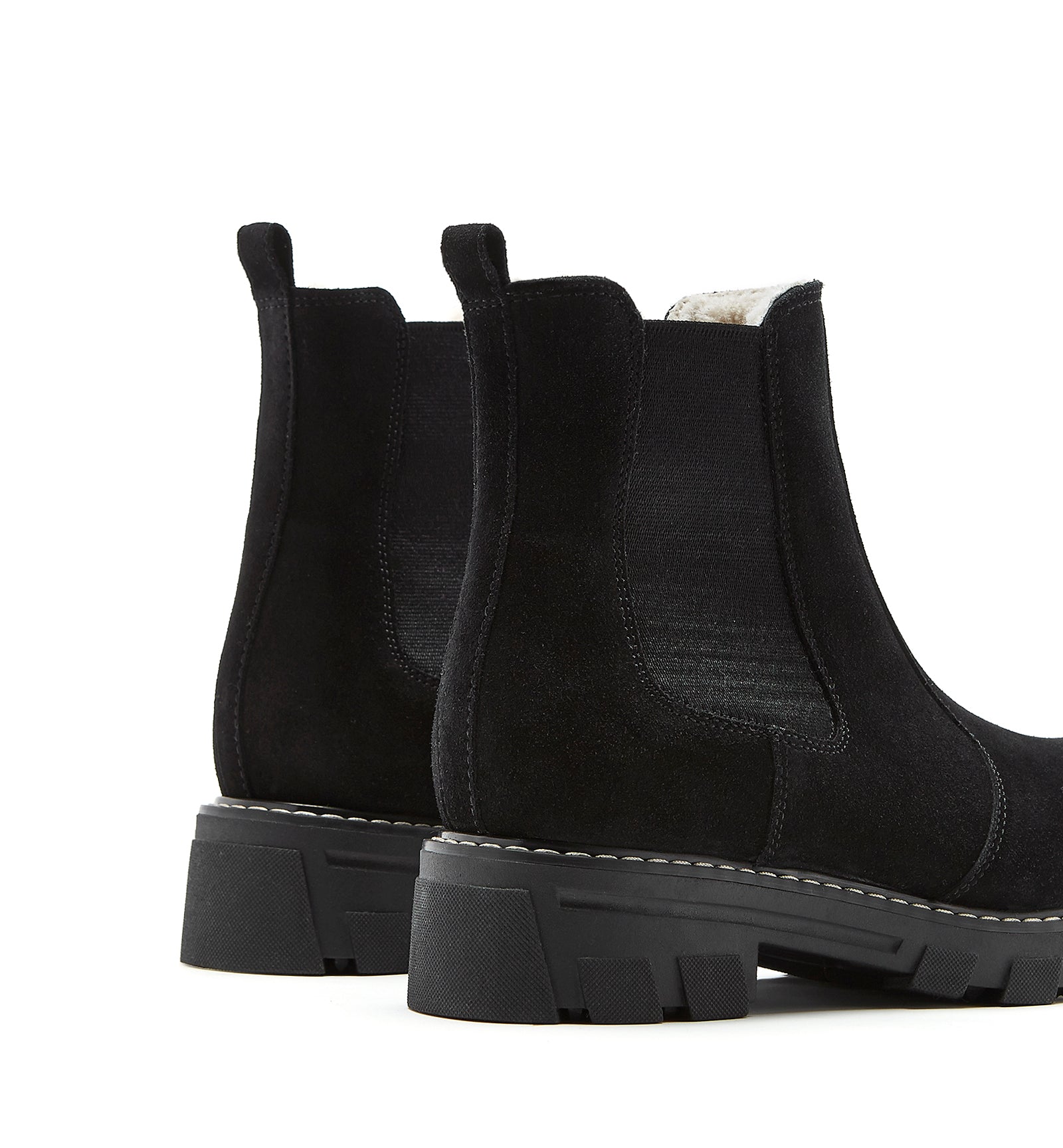 ADELYN SHEARLING-LINED SUEDE BOOTIE