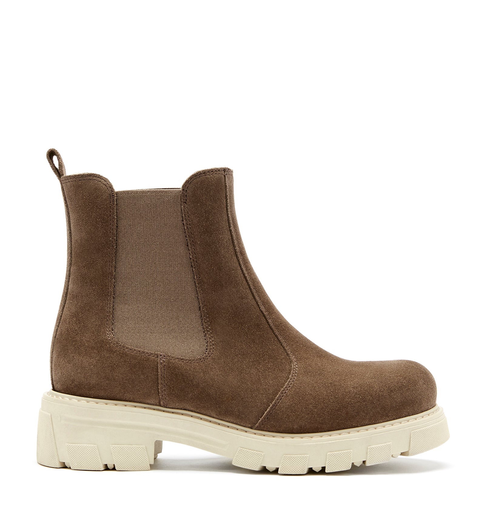 ADELYN SHEARLING-LINED SUEDE BOOTIE