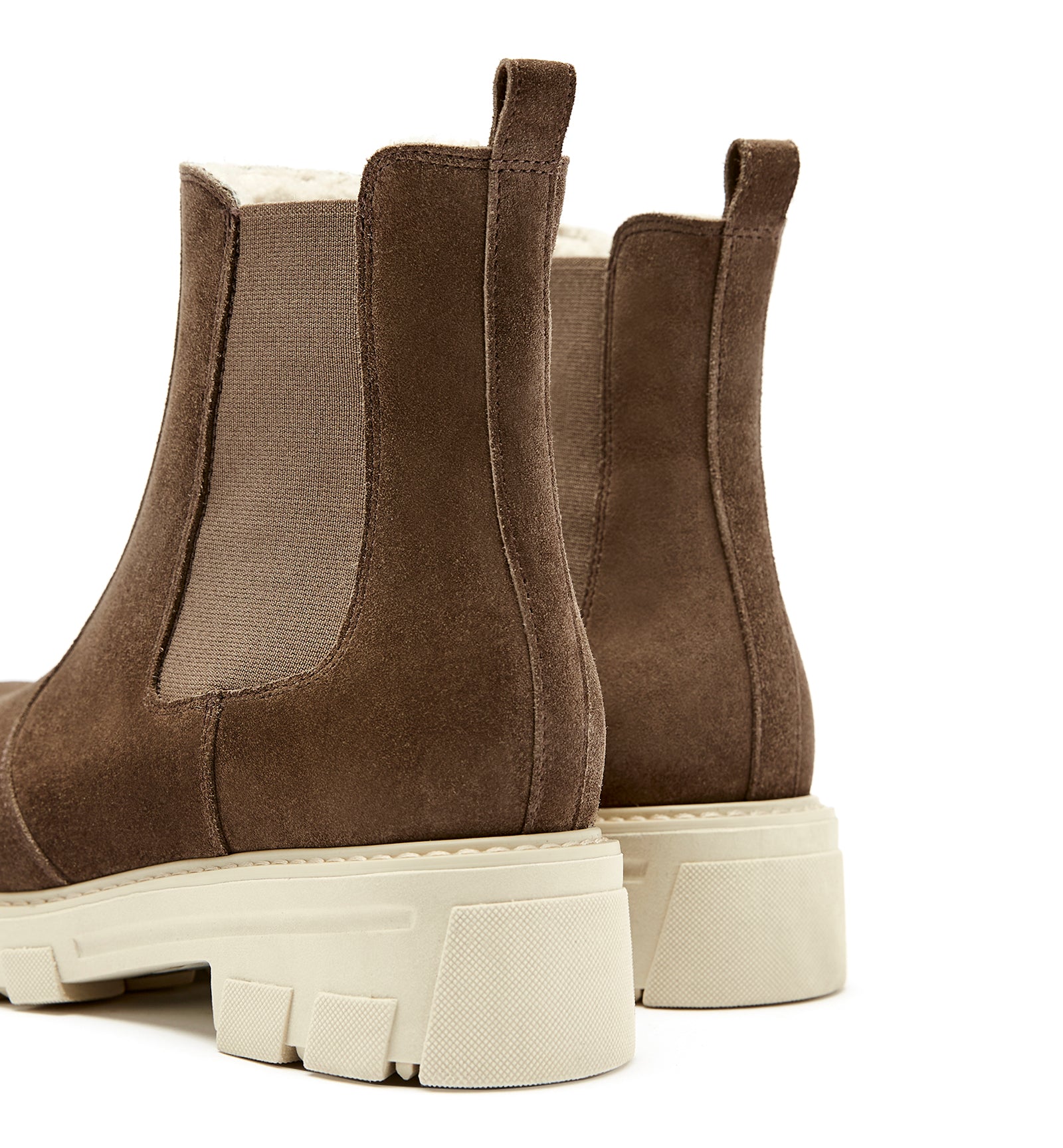 ADELYN SHEARLING-LINED SUEDE BOOTIE