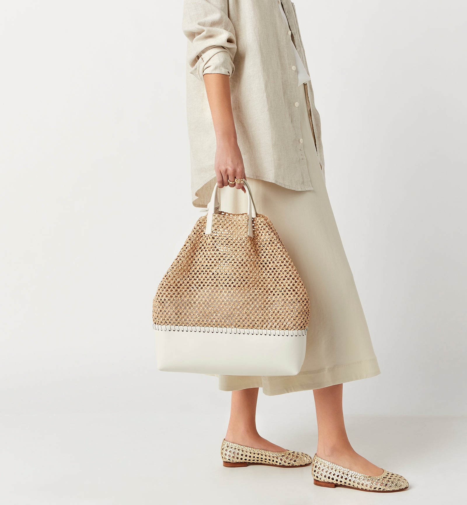 PAMALLA WOVEN TOTE BAG