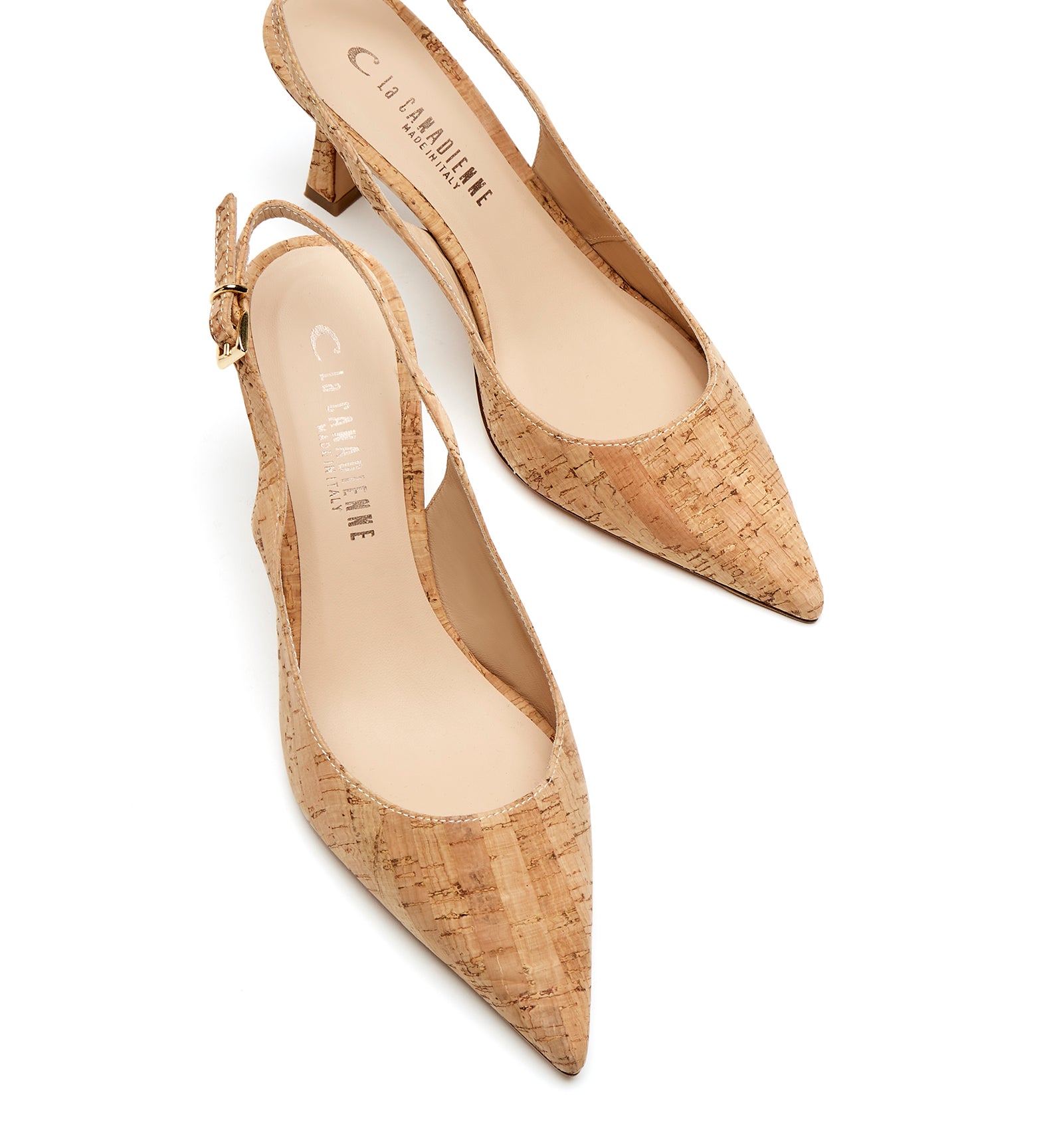 BELLE SLINGBACK CORK HEEL