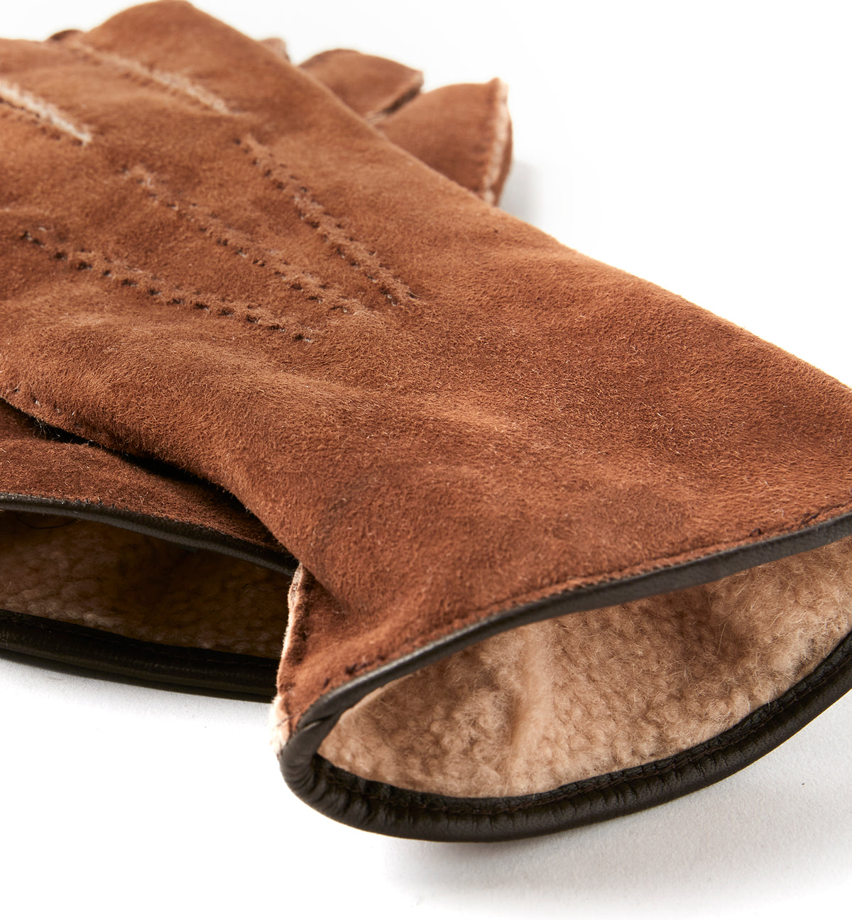 CAESER GANTS EN CUIR DOUBLES EN MOUTON POUR HOMMES  — Elément 3 de 3