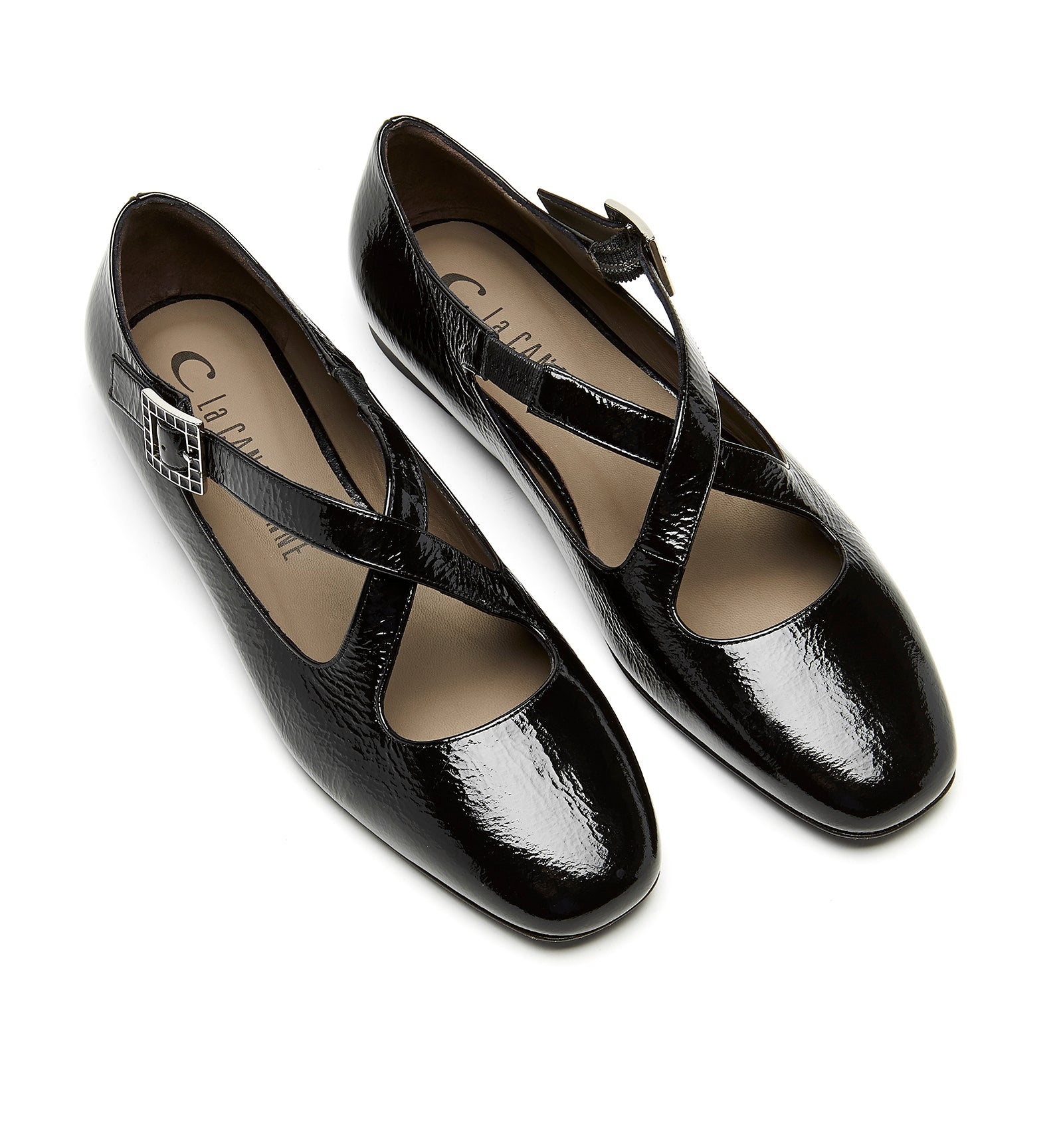 Leather flat shoes online