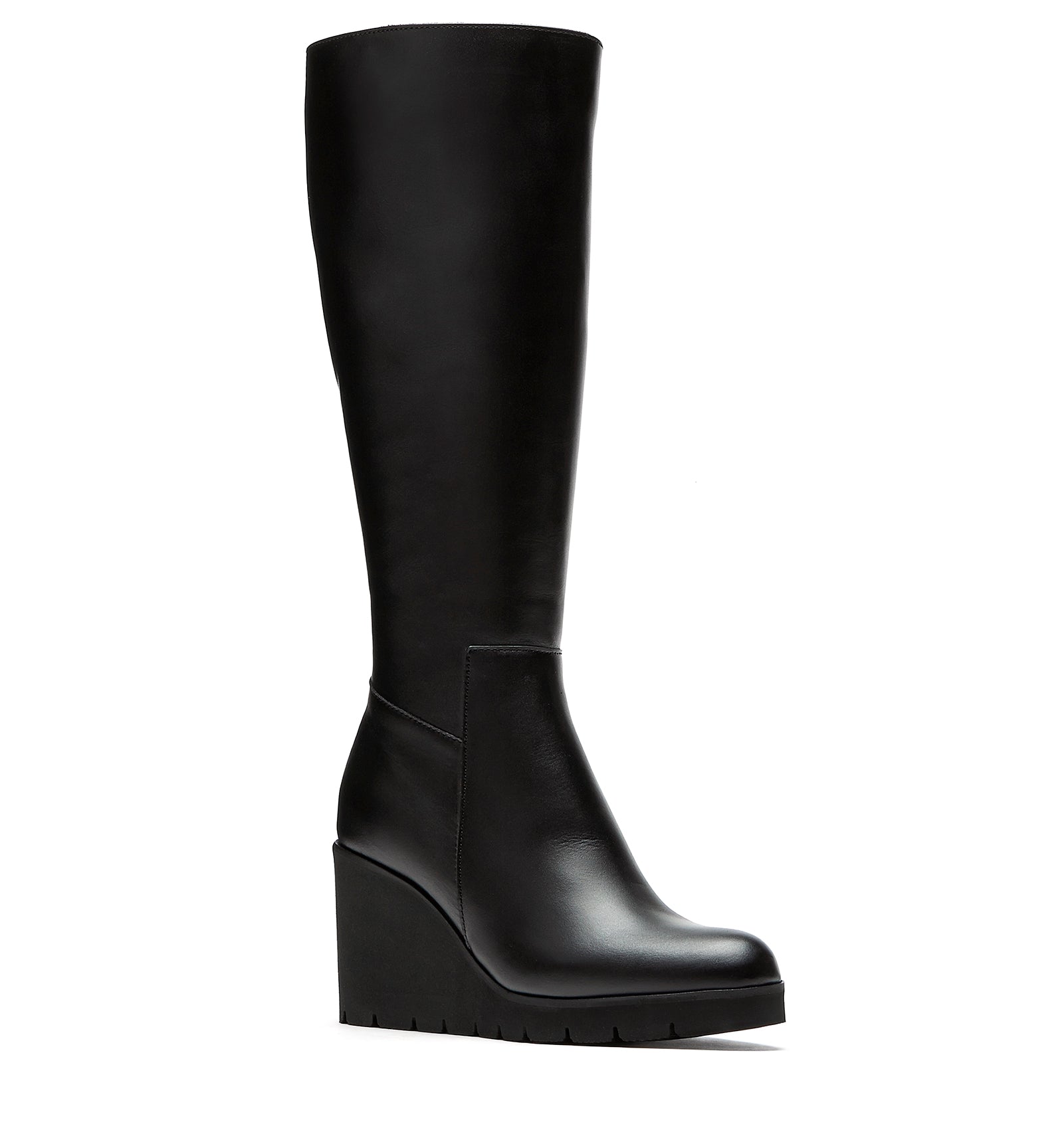 GOUP LEATHER WEDGE BOOT