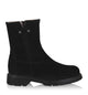 HOGAN SHEARLING-LINED SUEDE BOOTIE