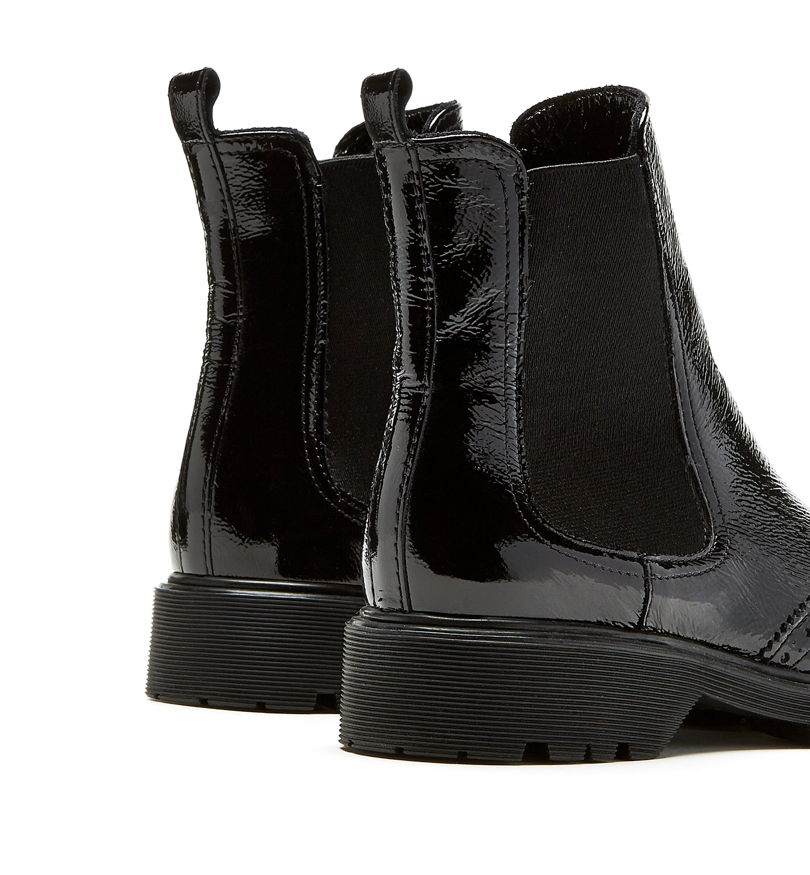 HANSEL CRINKLE LEATHER BOOTIE
