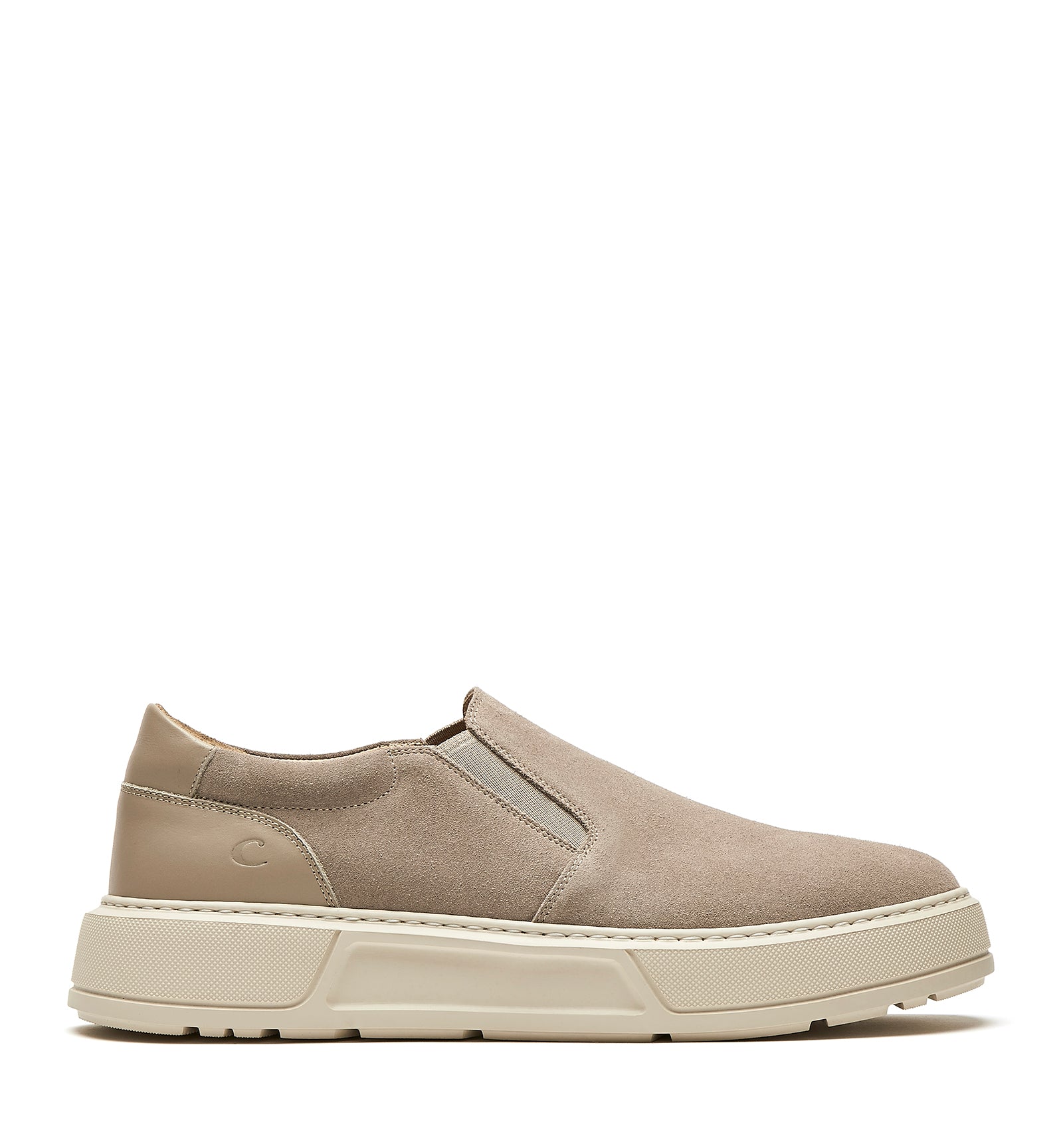 KARL MEN'S SUEDE SLIP-ON SNEAKER