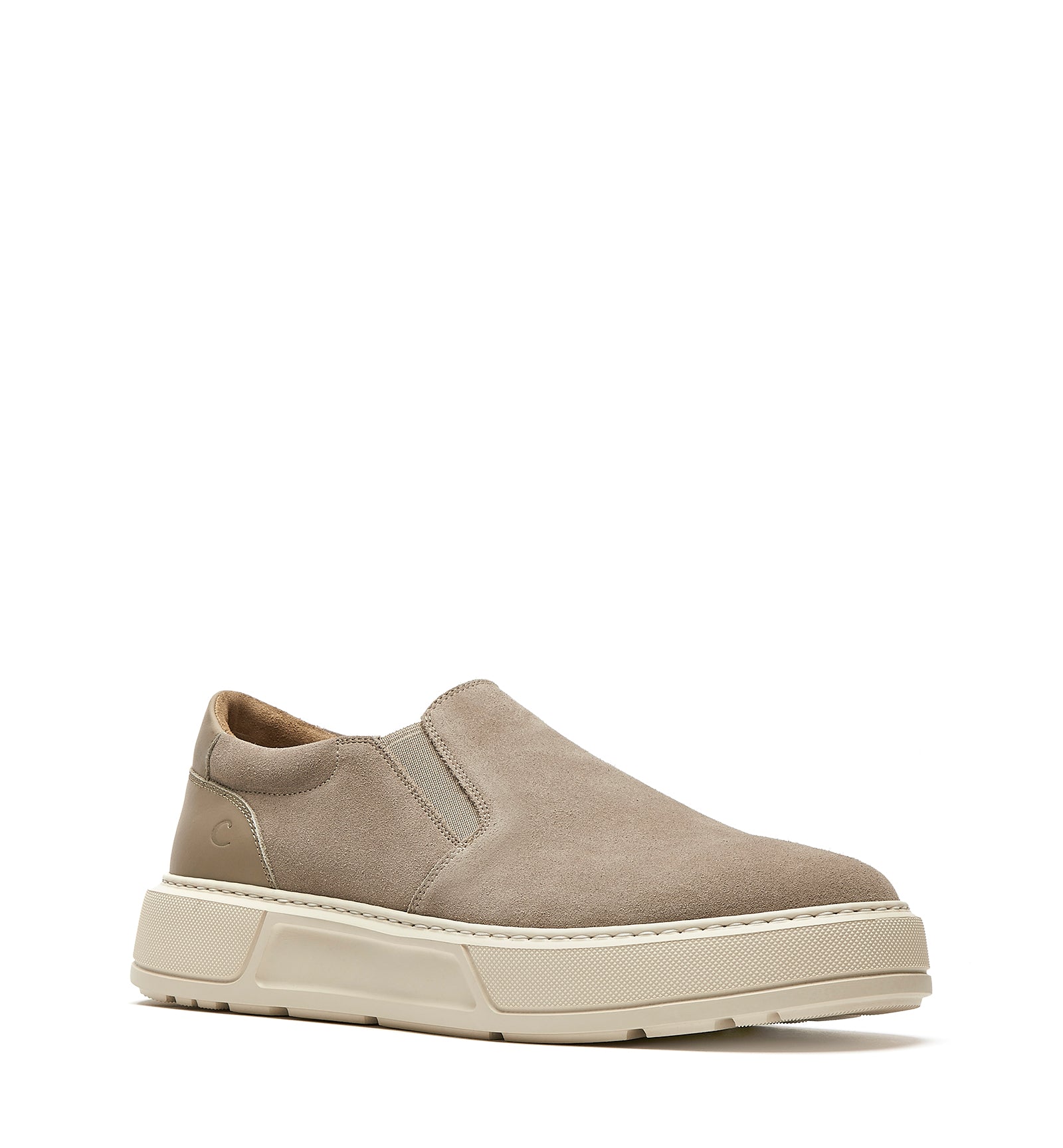 KARL MEN'S SUEDE SLIP-ON SNEAKER