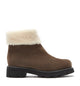 ABBA SHEARLING-LINED SUEDE BOOTIE