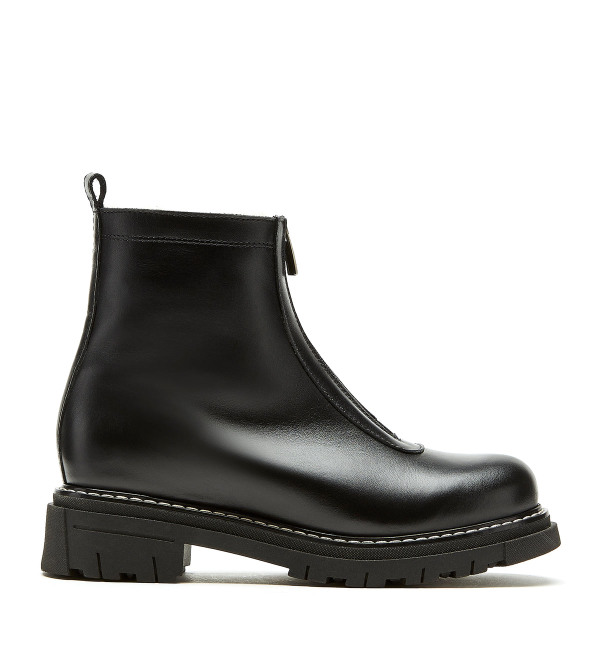 DELTA SHEARLING LINED LEATHER BOOTIE