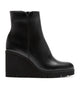 GO LEATHER WEDGE BOOTIE