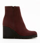 GO SUEDE WEDGE BOOTIE