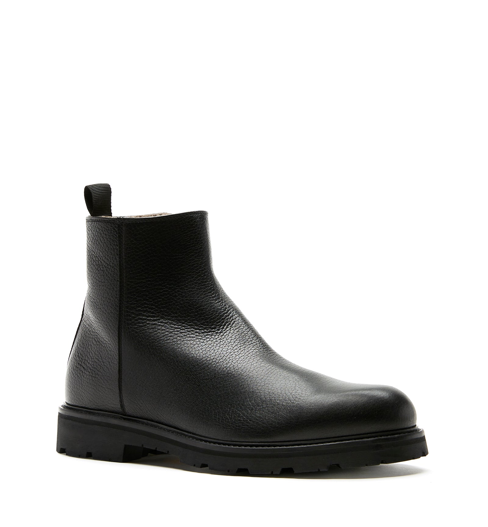 LUKAS BOTTE EN CUIR DOUBLÉE EN MOUTON POUR HOMMES 