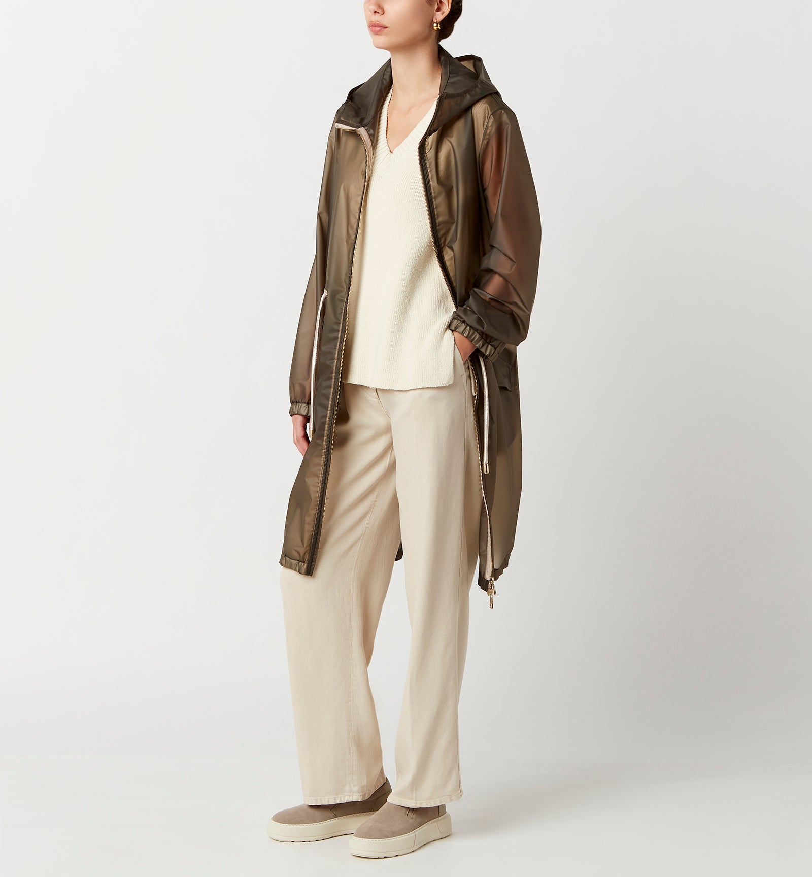 NOON UNLINED TRENCH COAT