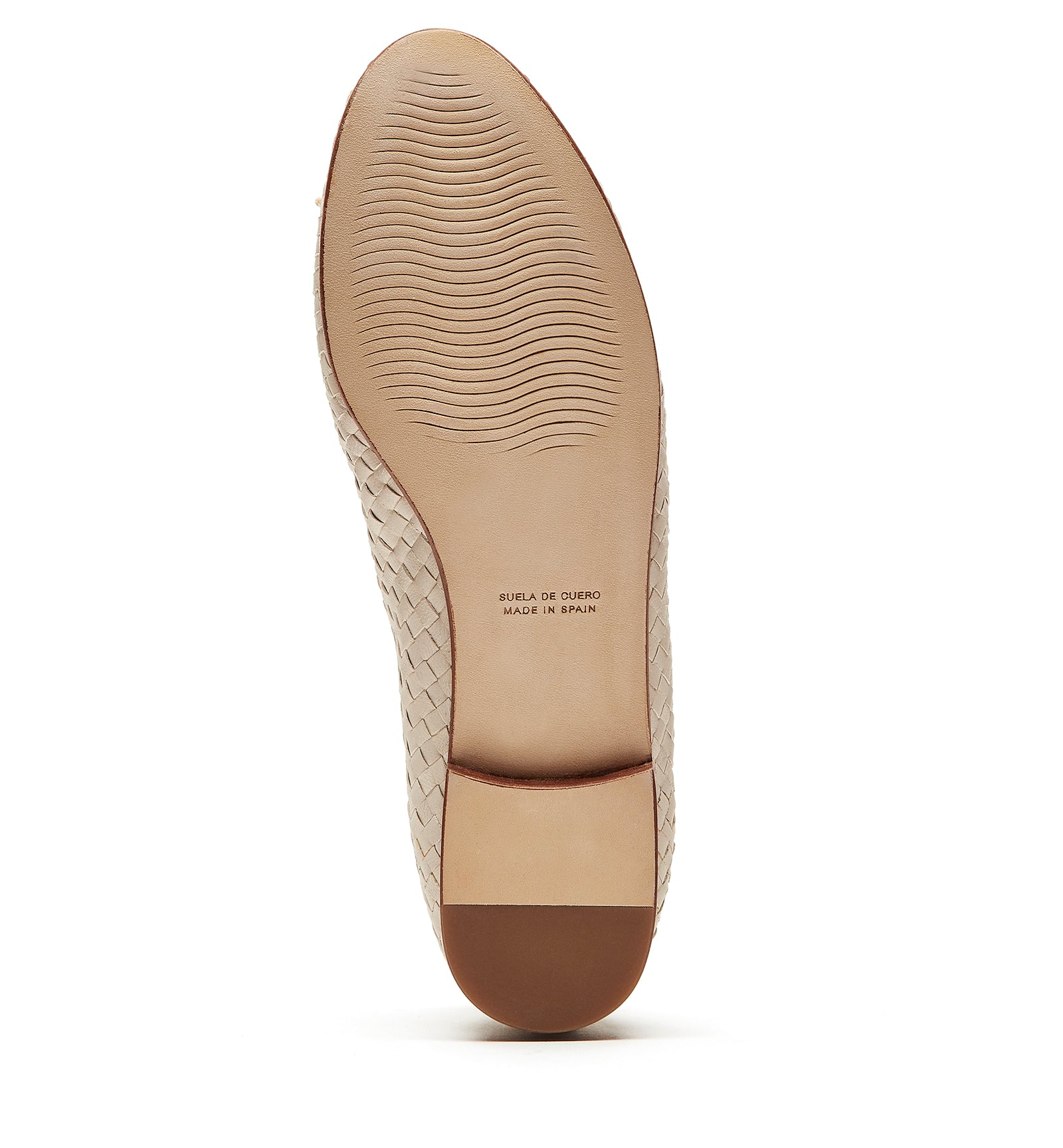 PACE WOVEN LEATHER FLAT