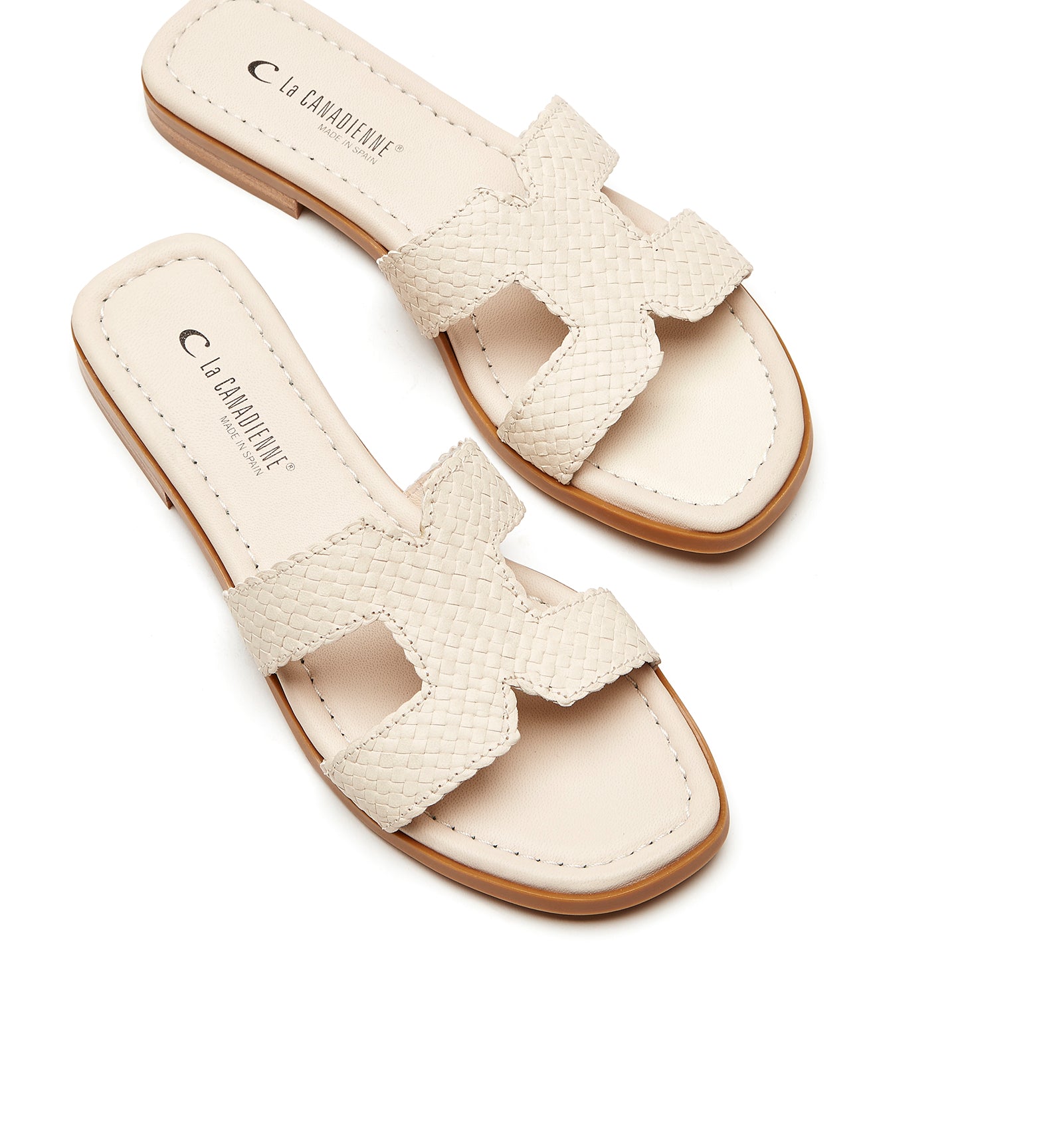 PAOLO WOVEN LEATHER SANDAL