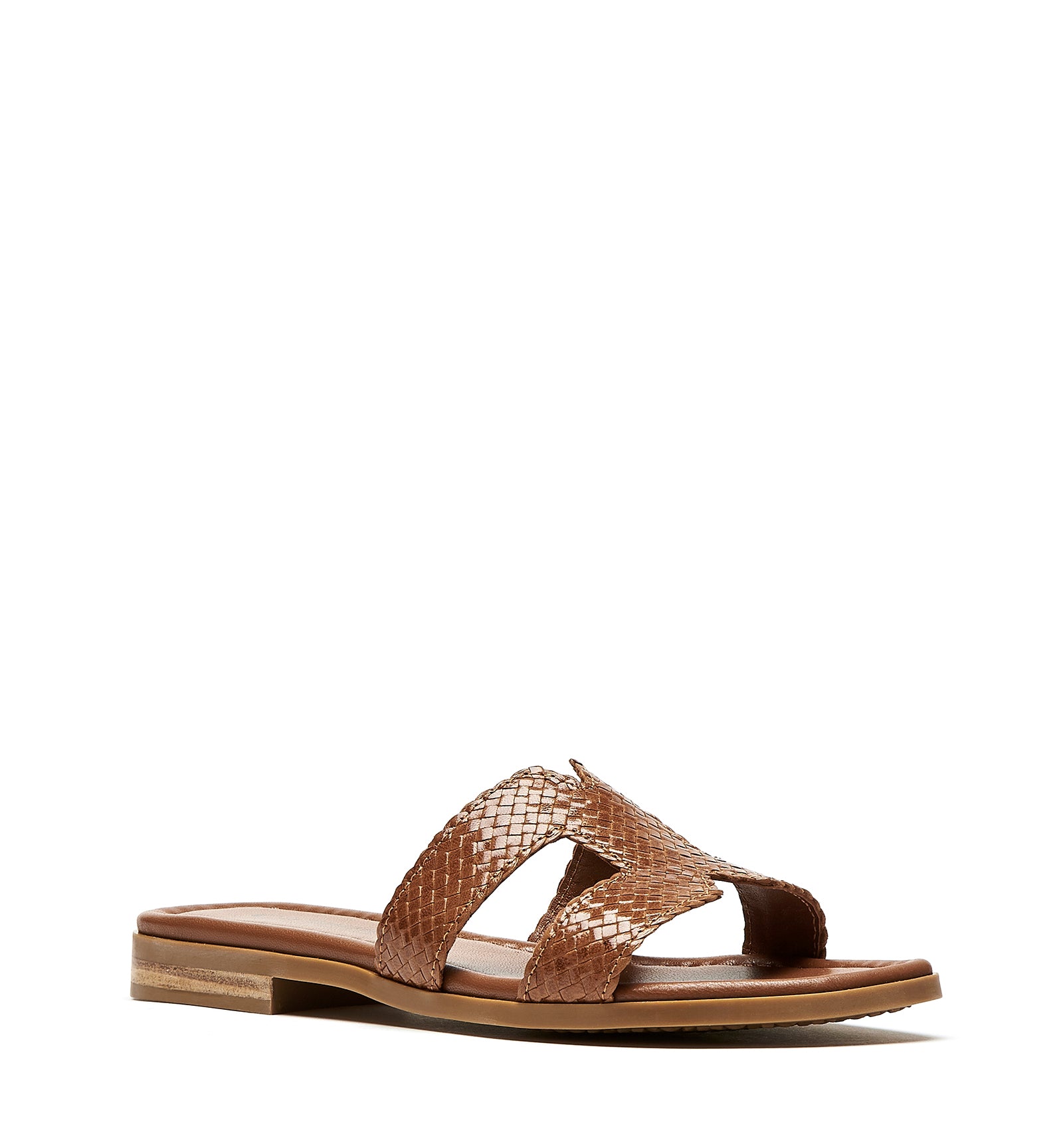 PAOLO WOVEN LEATHER SANDAL