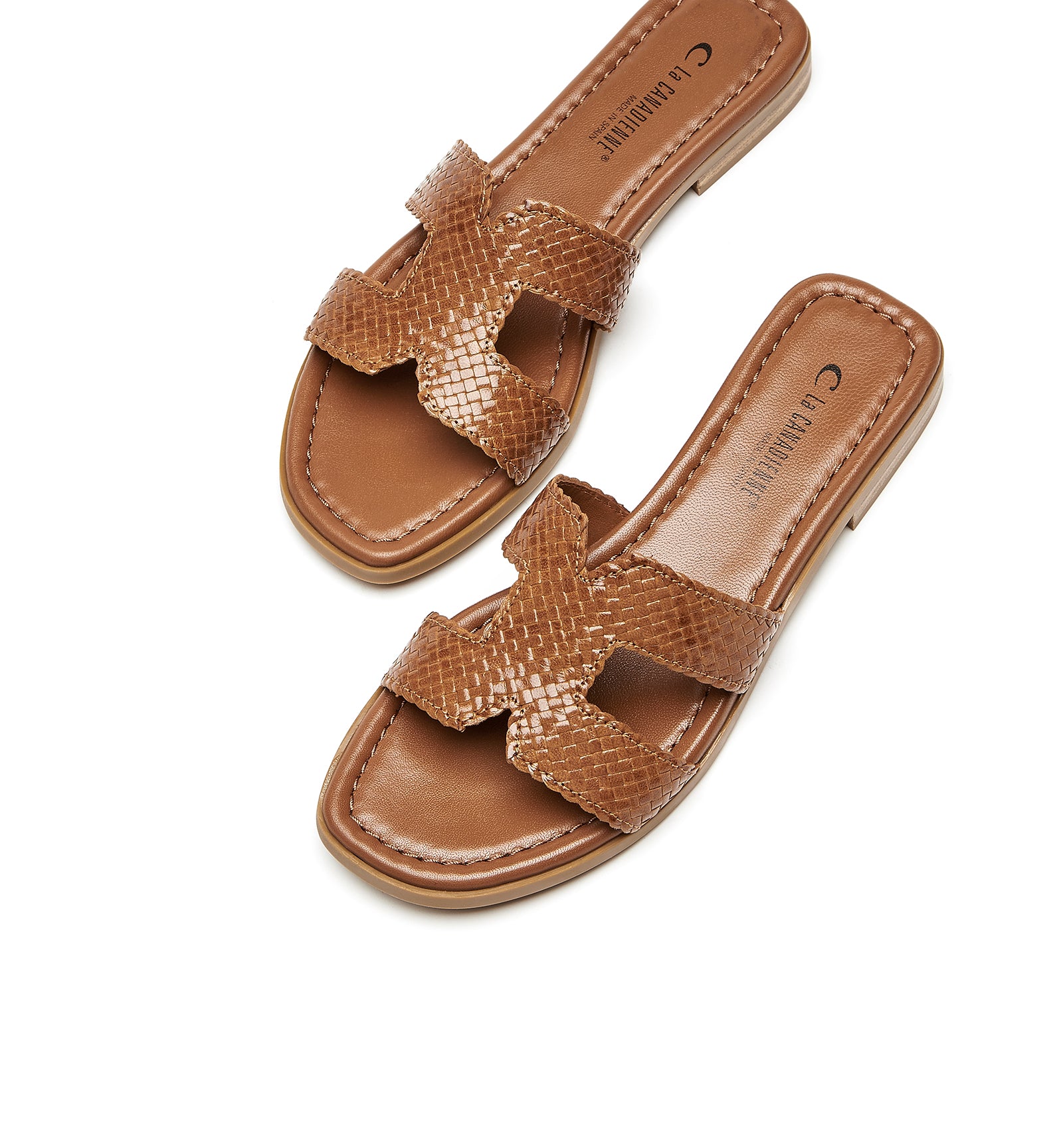 PAOLO WOVEN LEATHER SANDAL