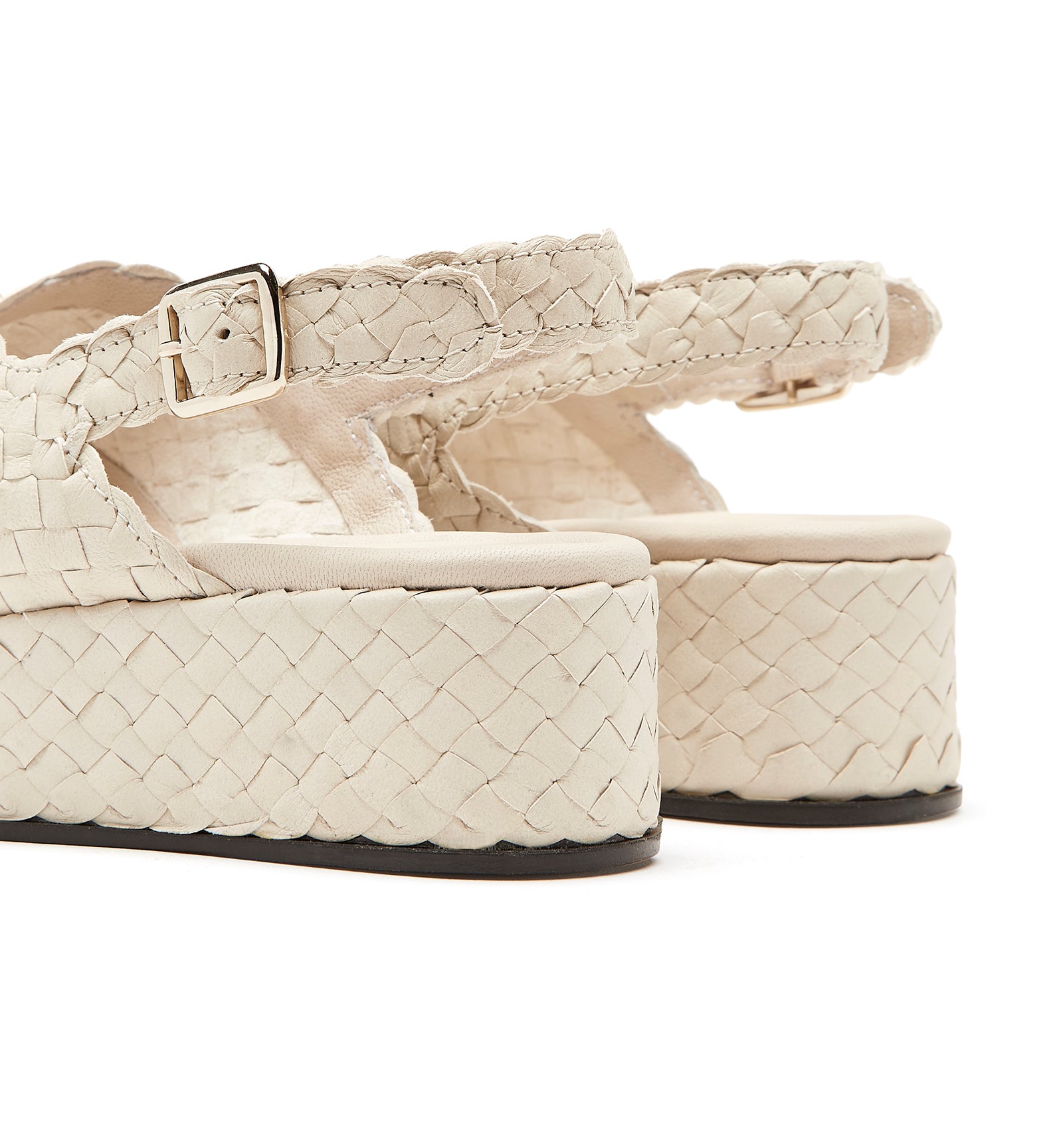 PASSPORT WOVEN LEATHER SANDAL