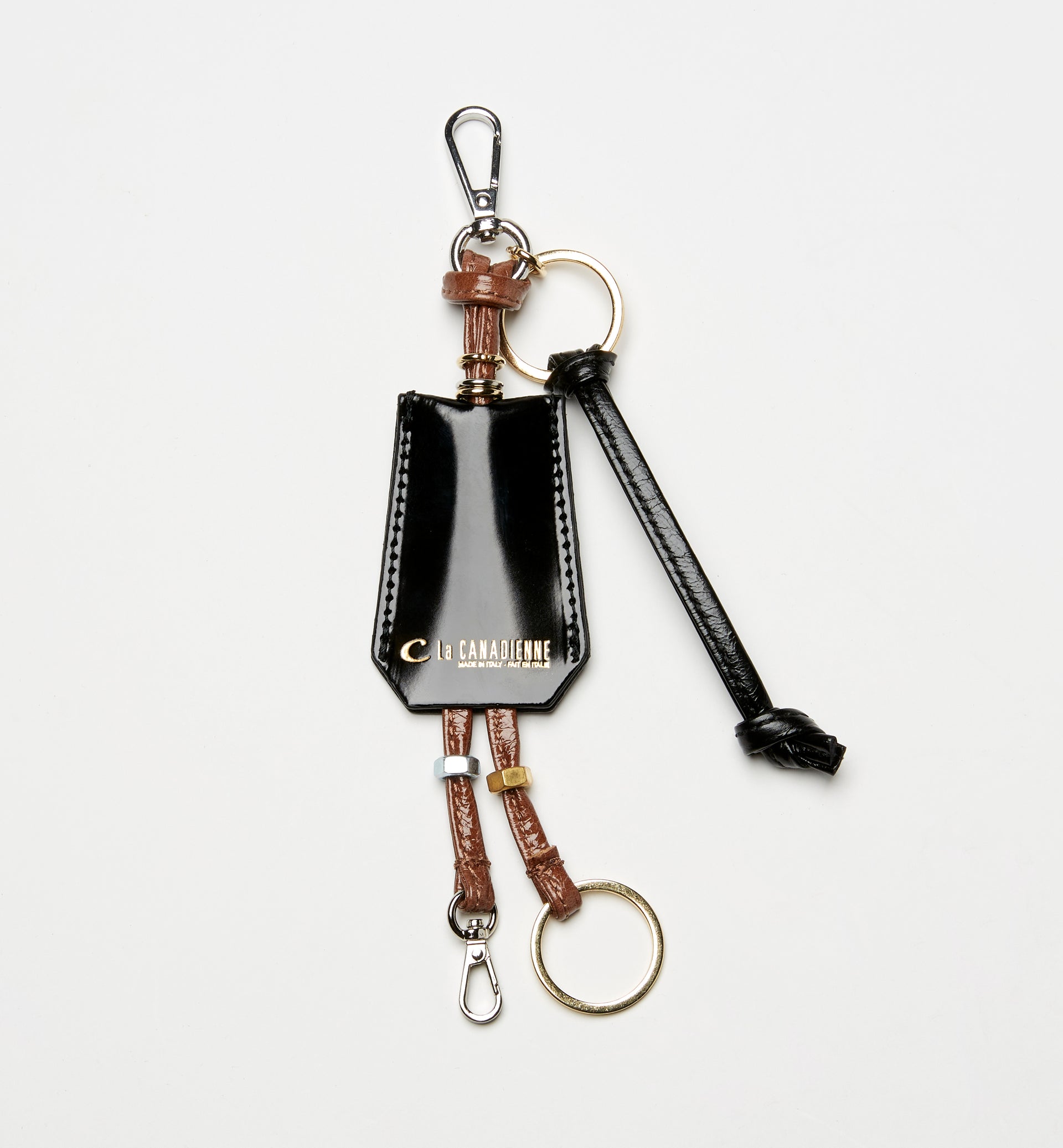 PIQUE LEATHER BAG CHARM