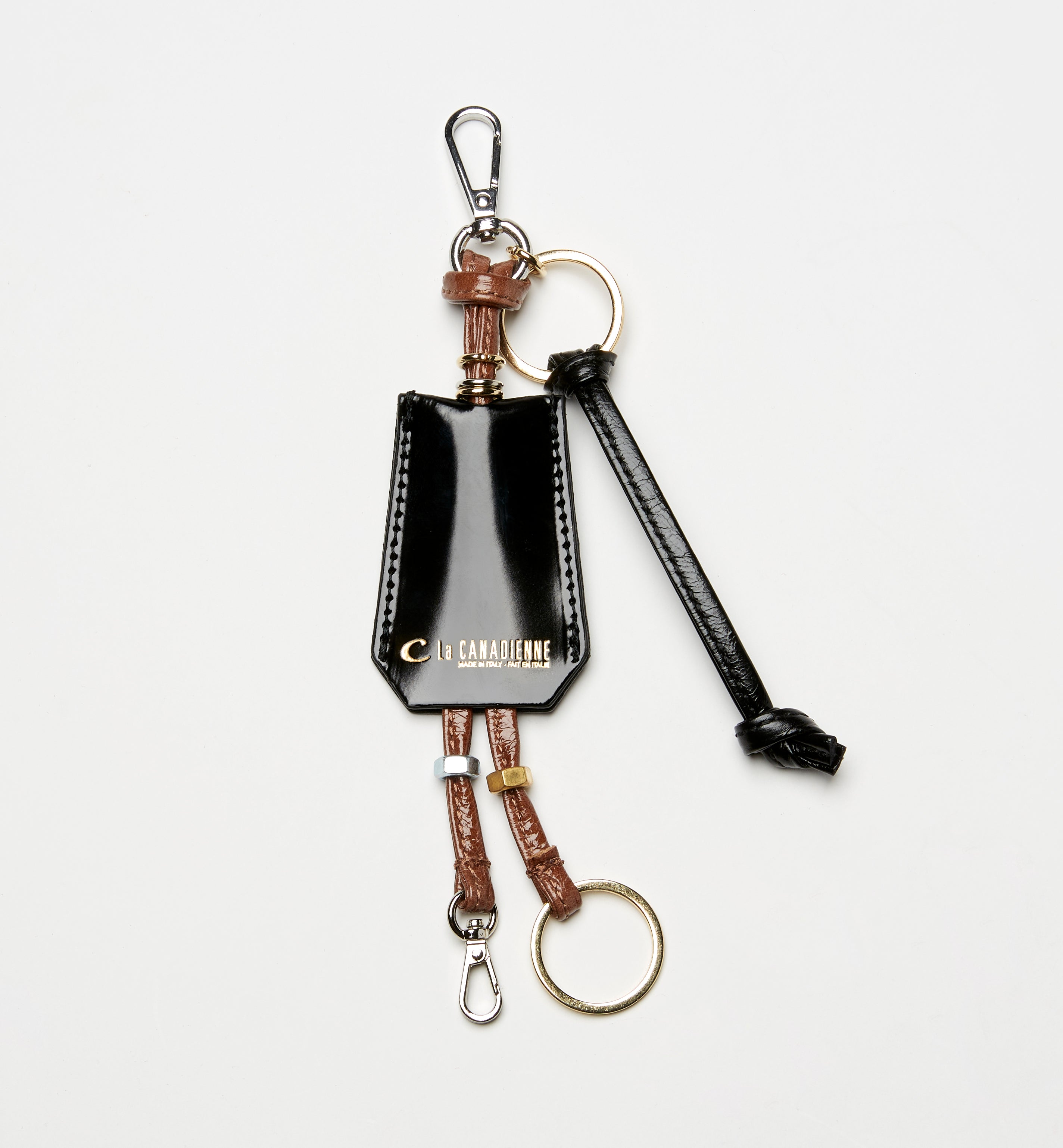 PIQUE LEATHER BAG CHARM