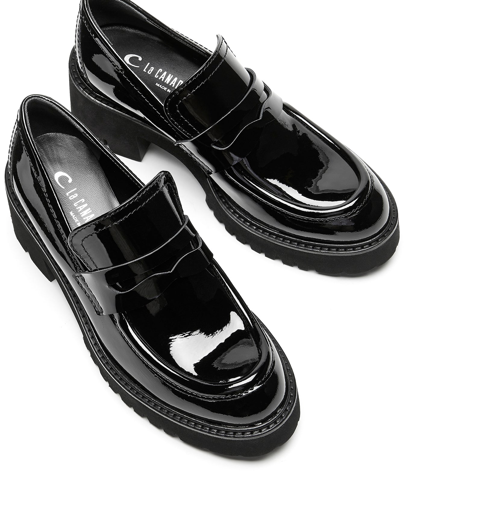 READMID PATENT LEATHER LOAFER