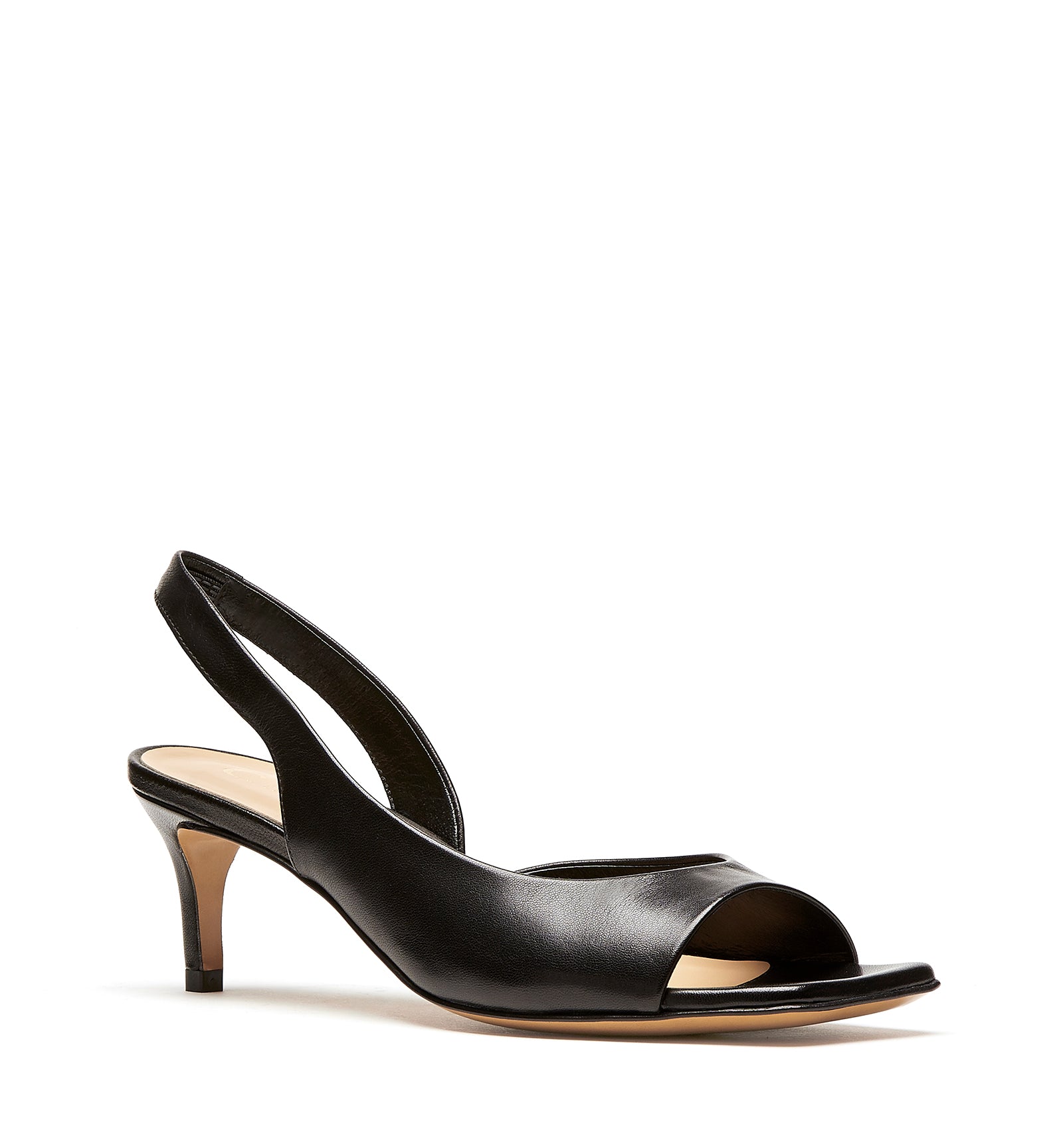 REBOUND LEATHER SLINGBACK SANDAL