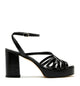 RECALL LEATHER PLATFORM SANDAL